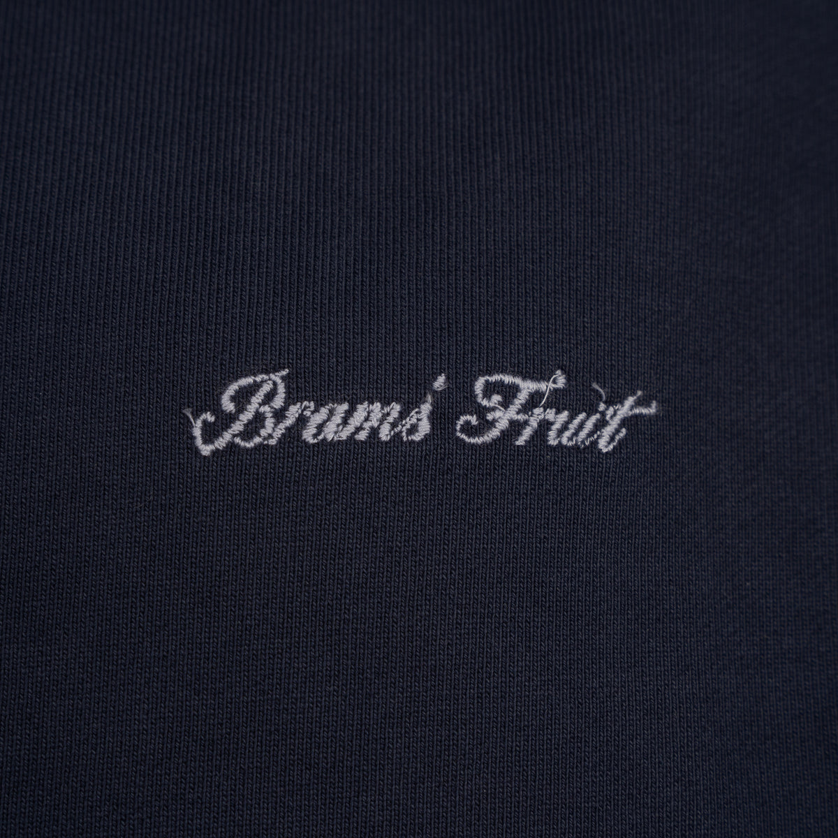 Bram's Fruit Sweatvest met Rits Blauw | Script Logo Full Zip