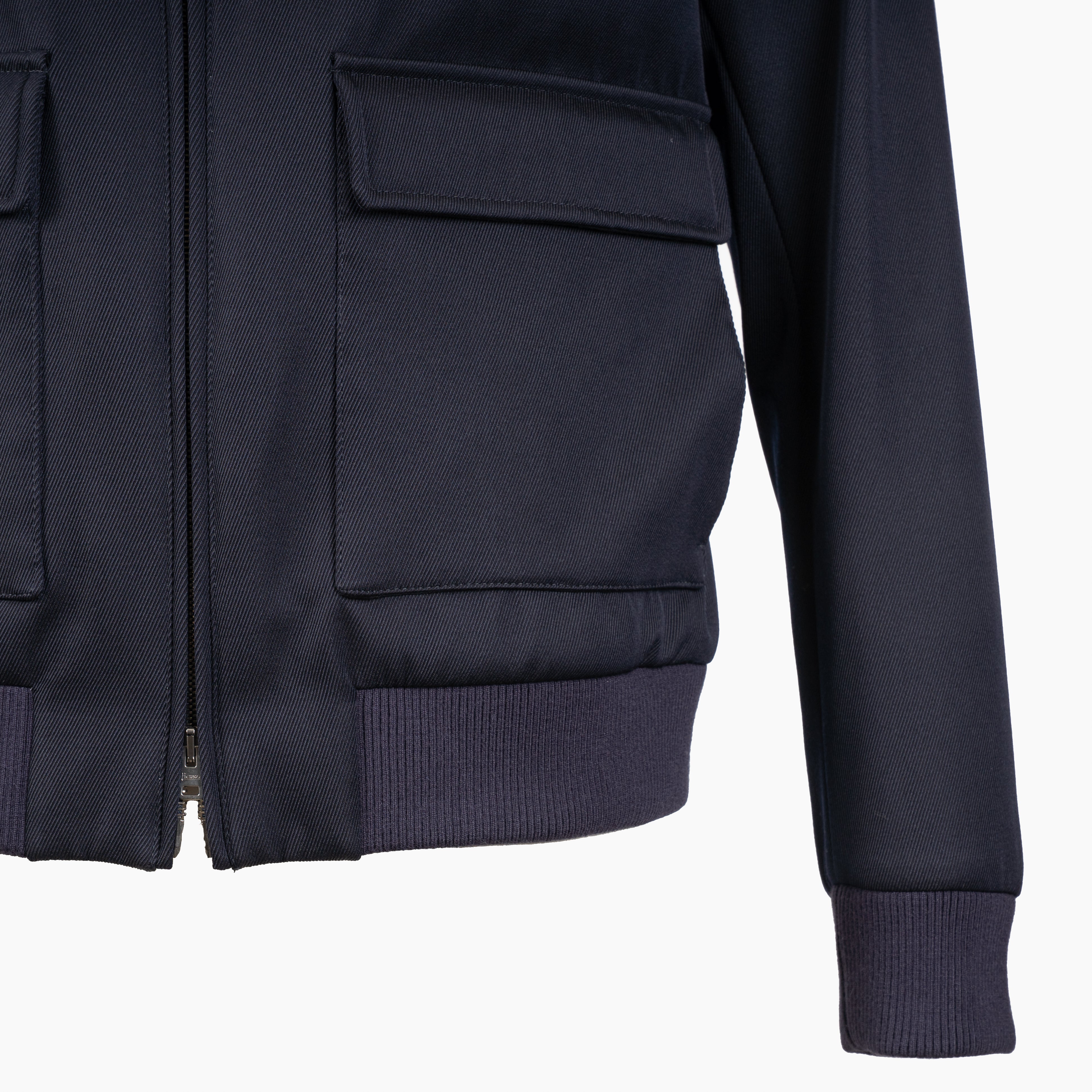 Herno Bomberjack Blauw | Loro Piana Green Storm System®