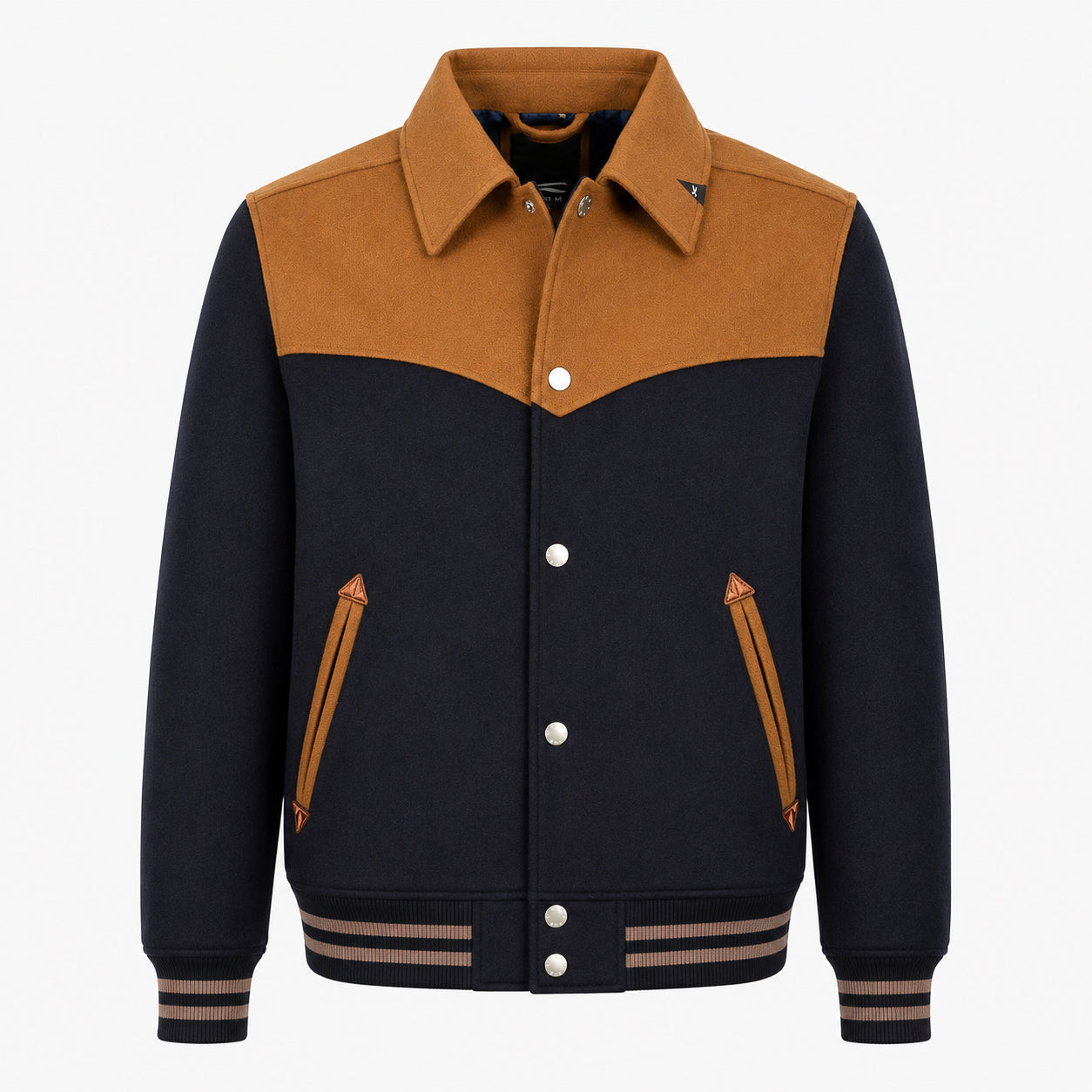 Denham Varsity Jack Blauw | Canyon Jacket