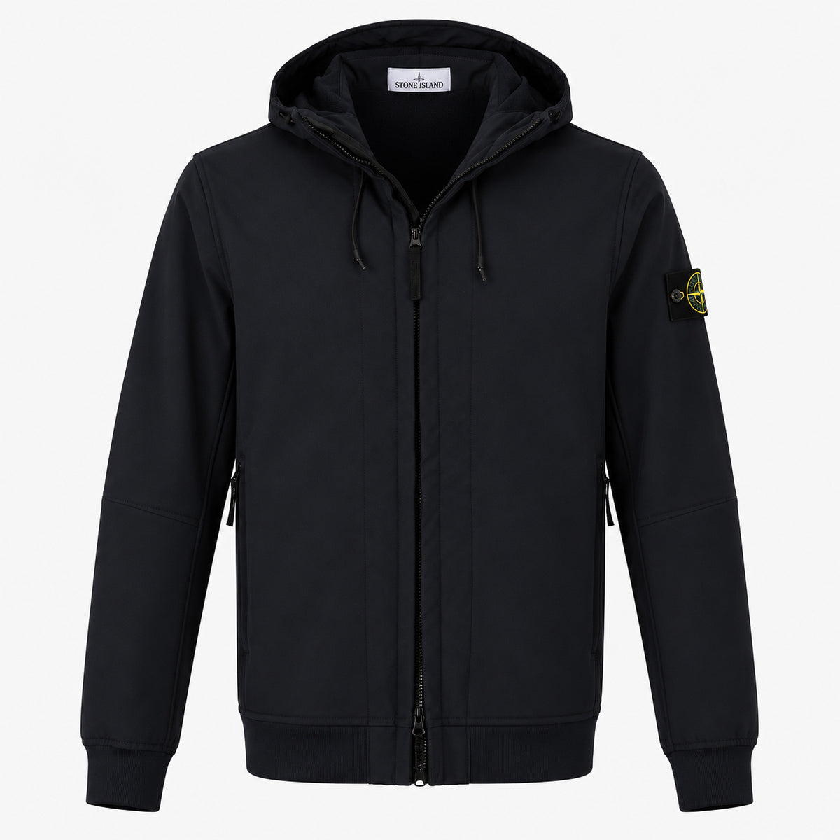 Stone Island Soft Shell Jack Blauw | SHELL-R_E.DYE® TECHNOLOGY