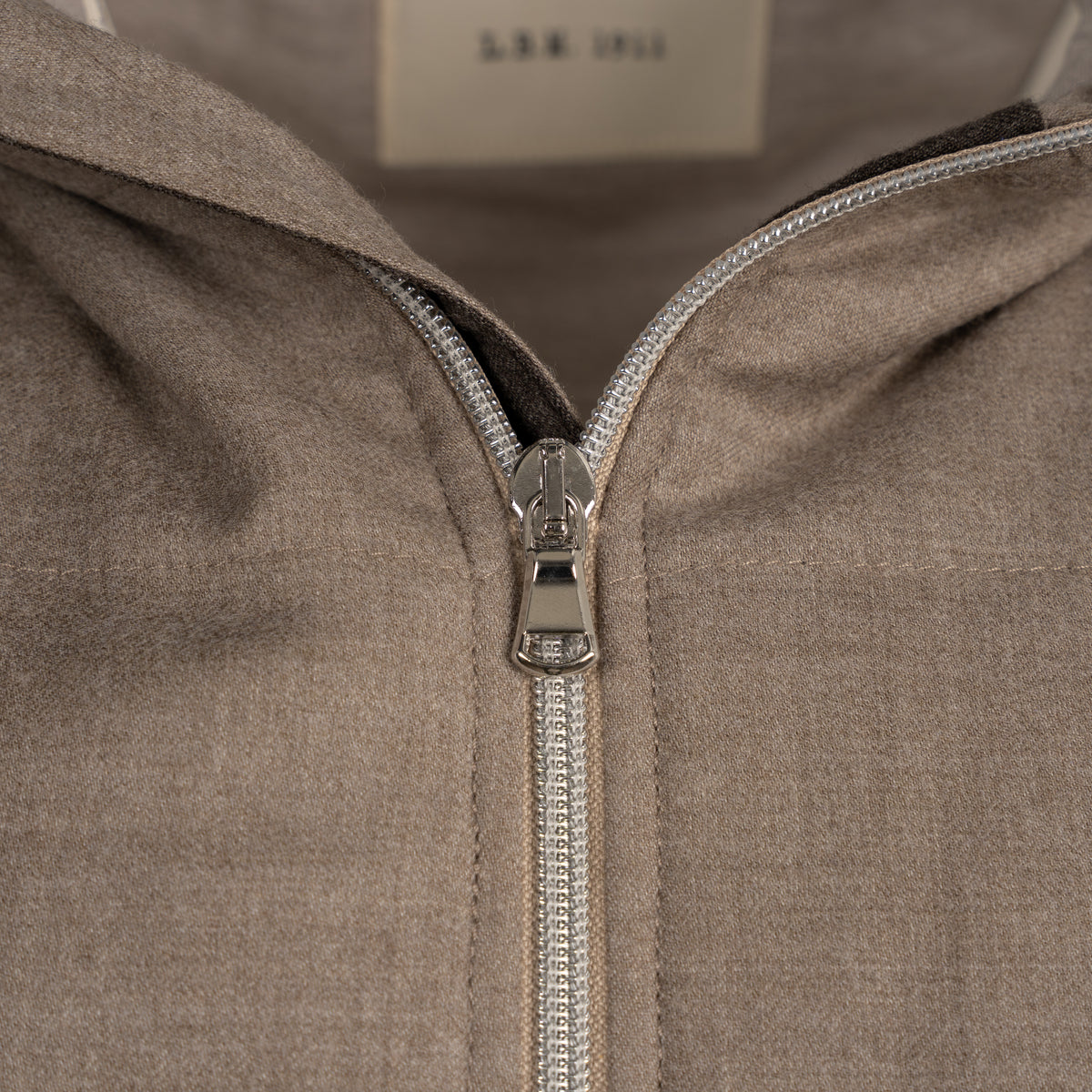 L.B.M. 1911 Bodywarmer Beige | Hooded Gilet