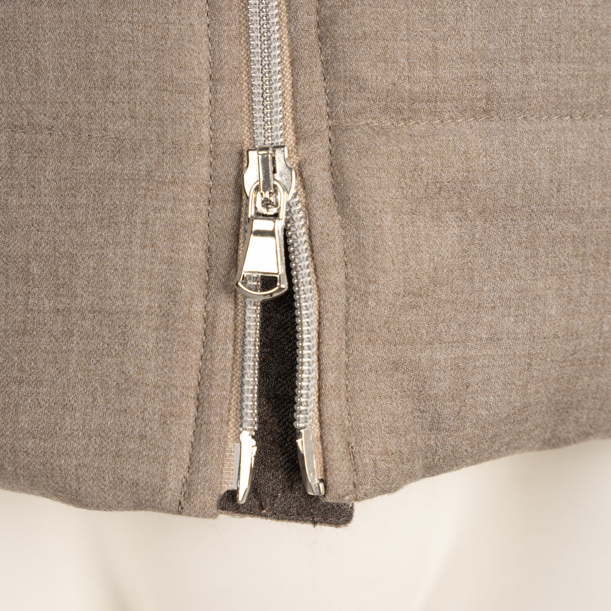 L.B.M. 1911 Bodywarmer Beige | Hooded Gilet