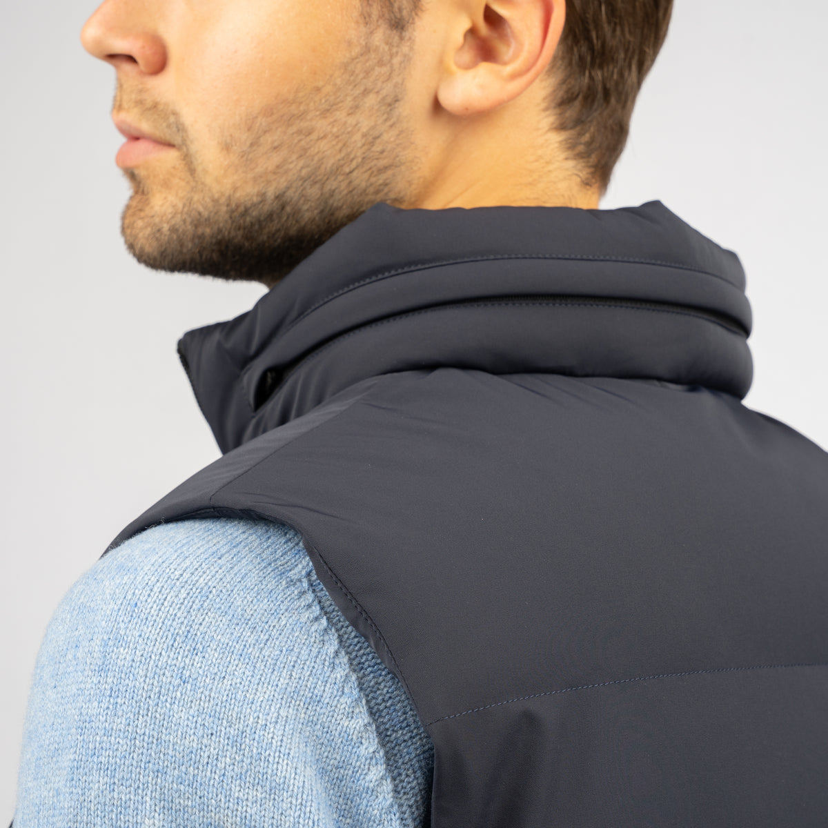 Genti Bodywarmer Blauw | Water-Repellent Nylon