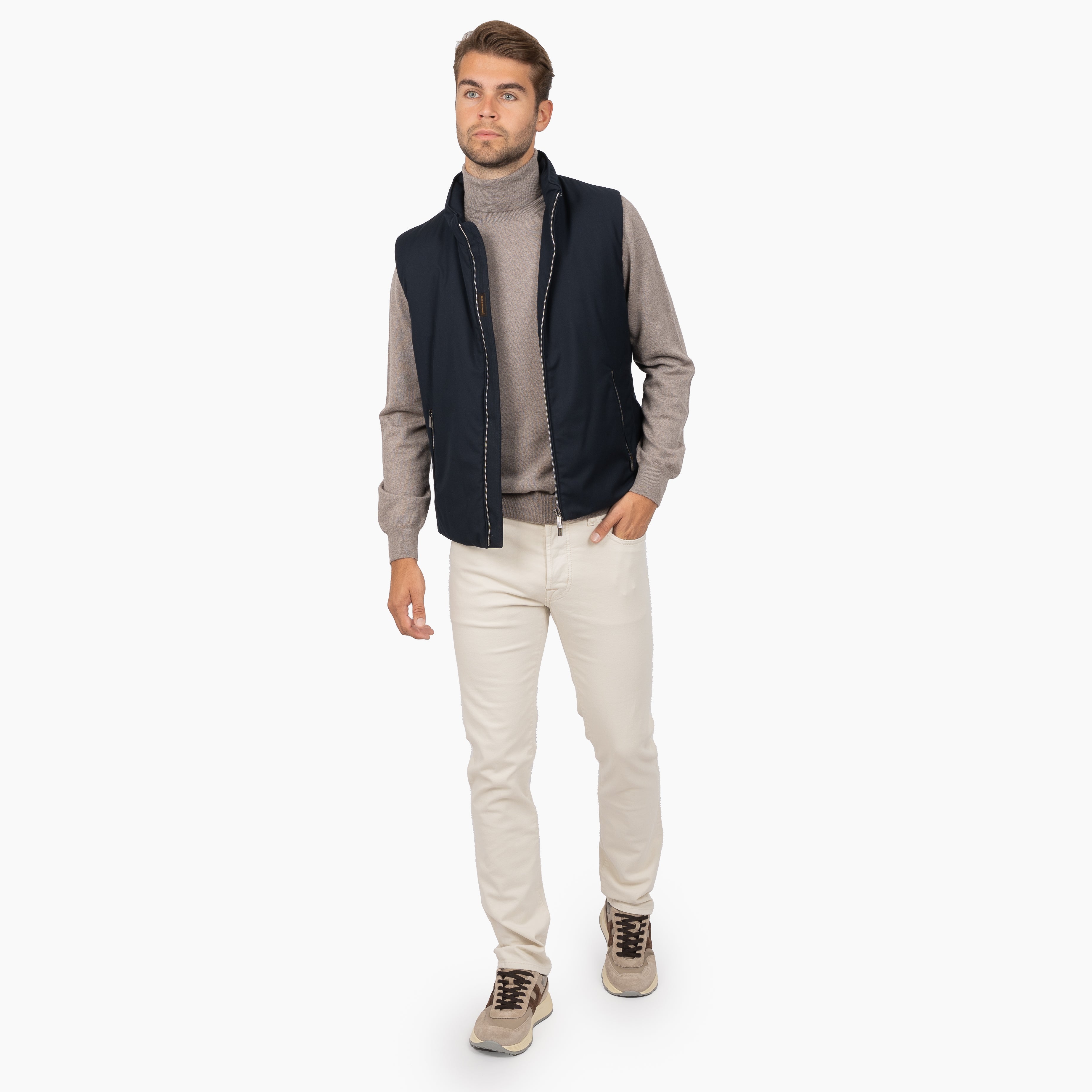 Moorer Bodywarmer Blauw | UROS-PUM