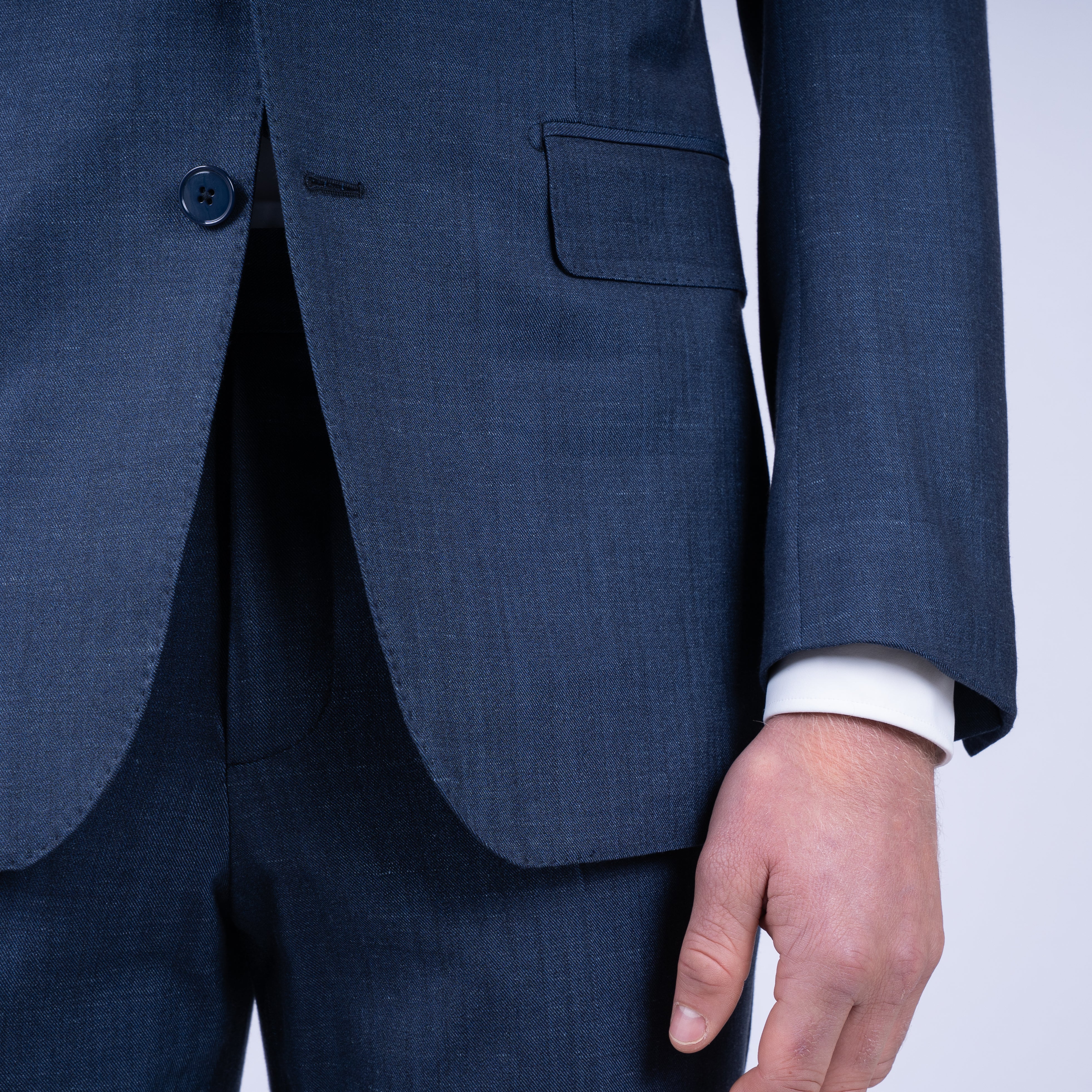 Munro Pak Blauw | Loro Piana Jersely®