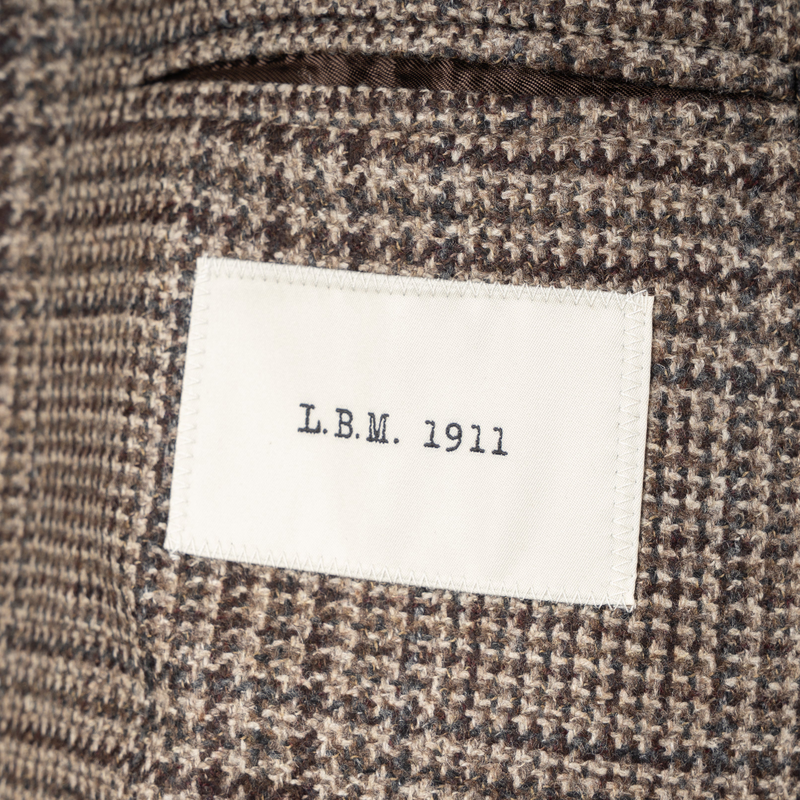 L.B.M. 1911 Colbert Bruin Geruit | Wool & Cashmere