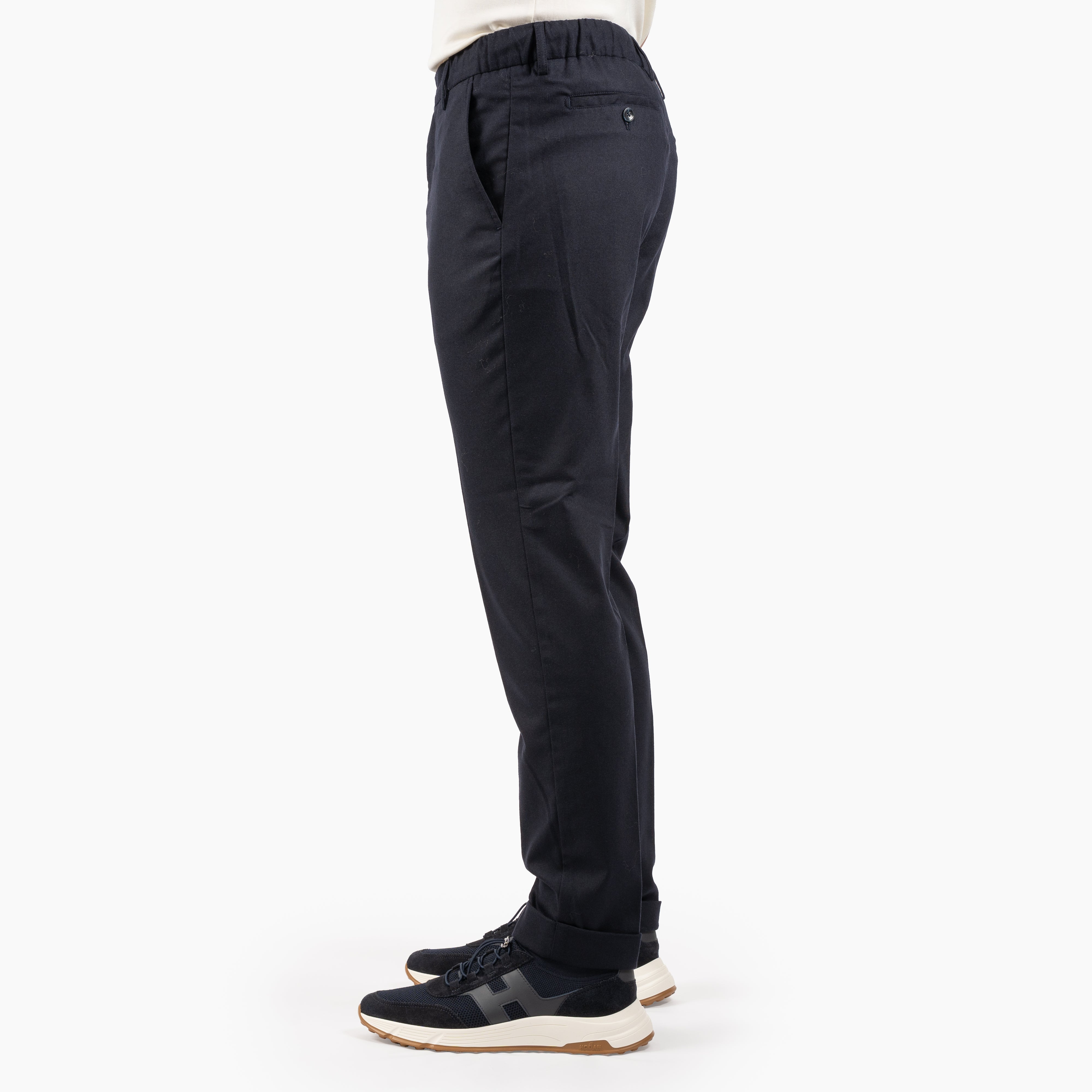 Marco Pescarolo Pantalon Blauw | Manu