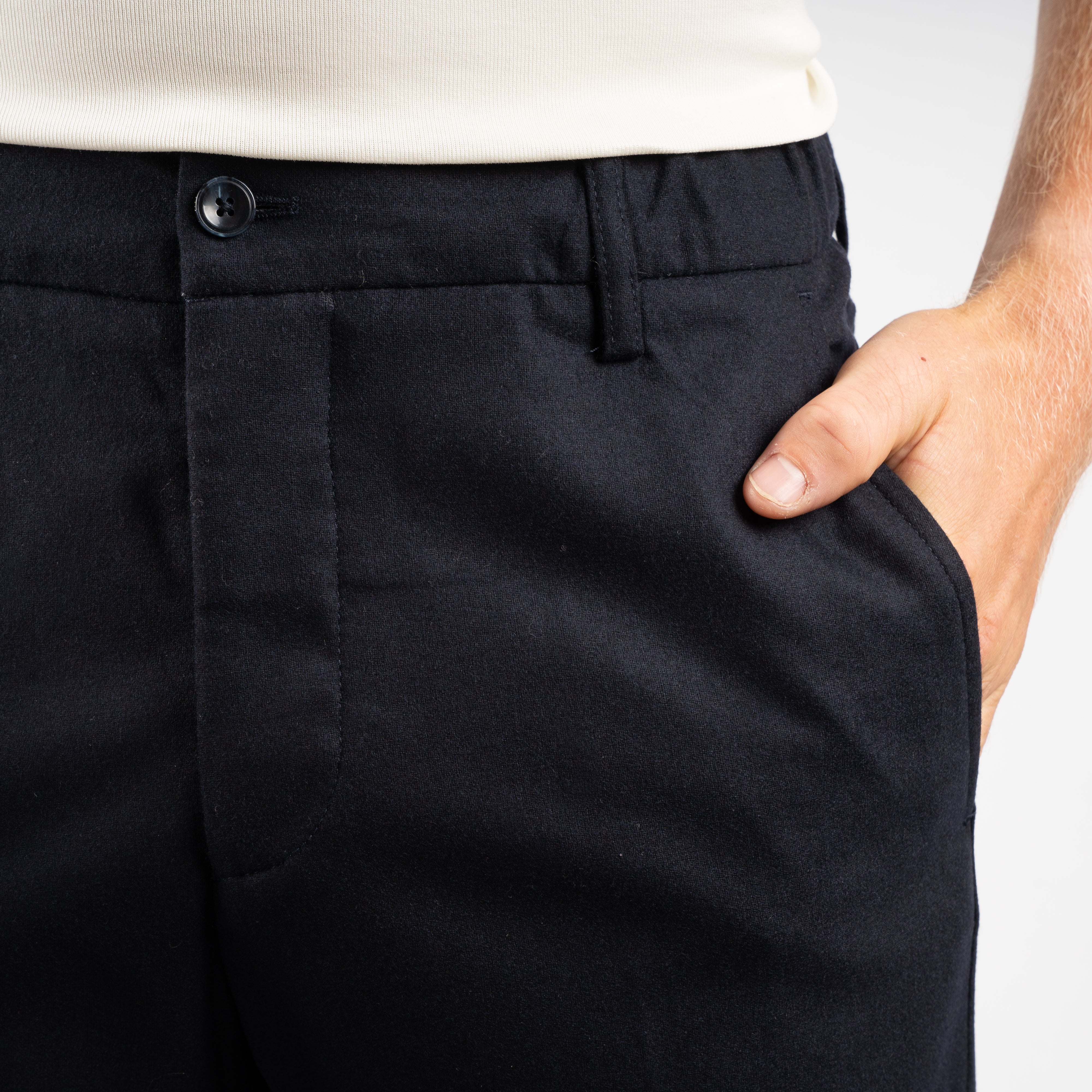 Marco Pescarolo Pantalon Blauw | Manu