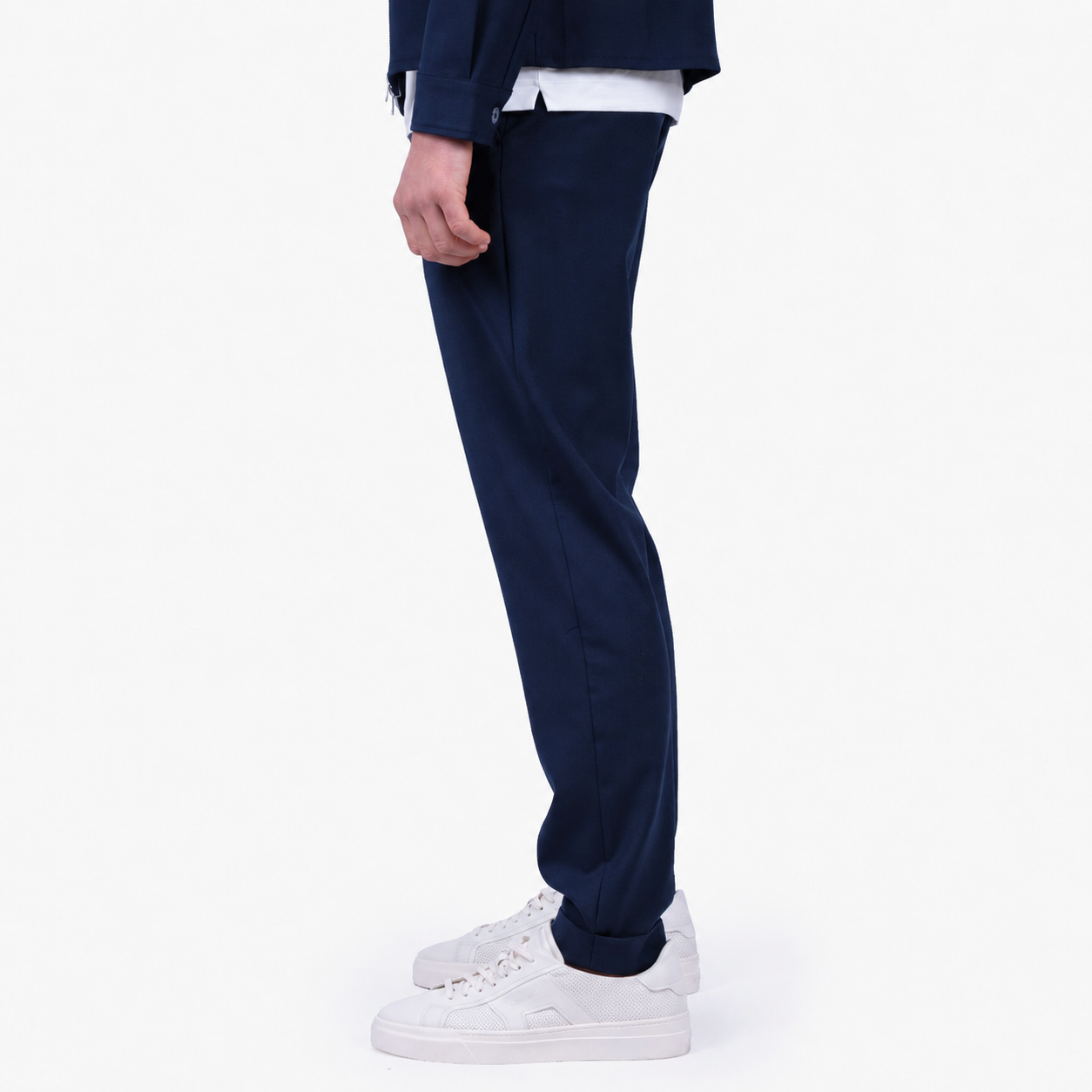 Marco Pescarolo Pantalon Blauw | Caracciolo