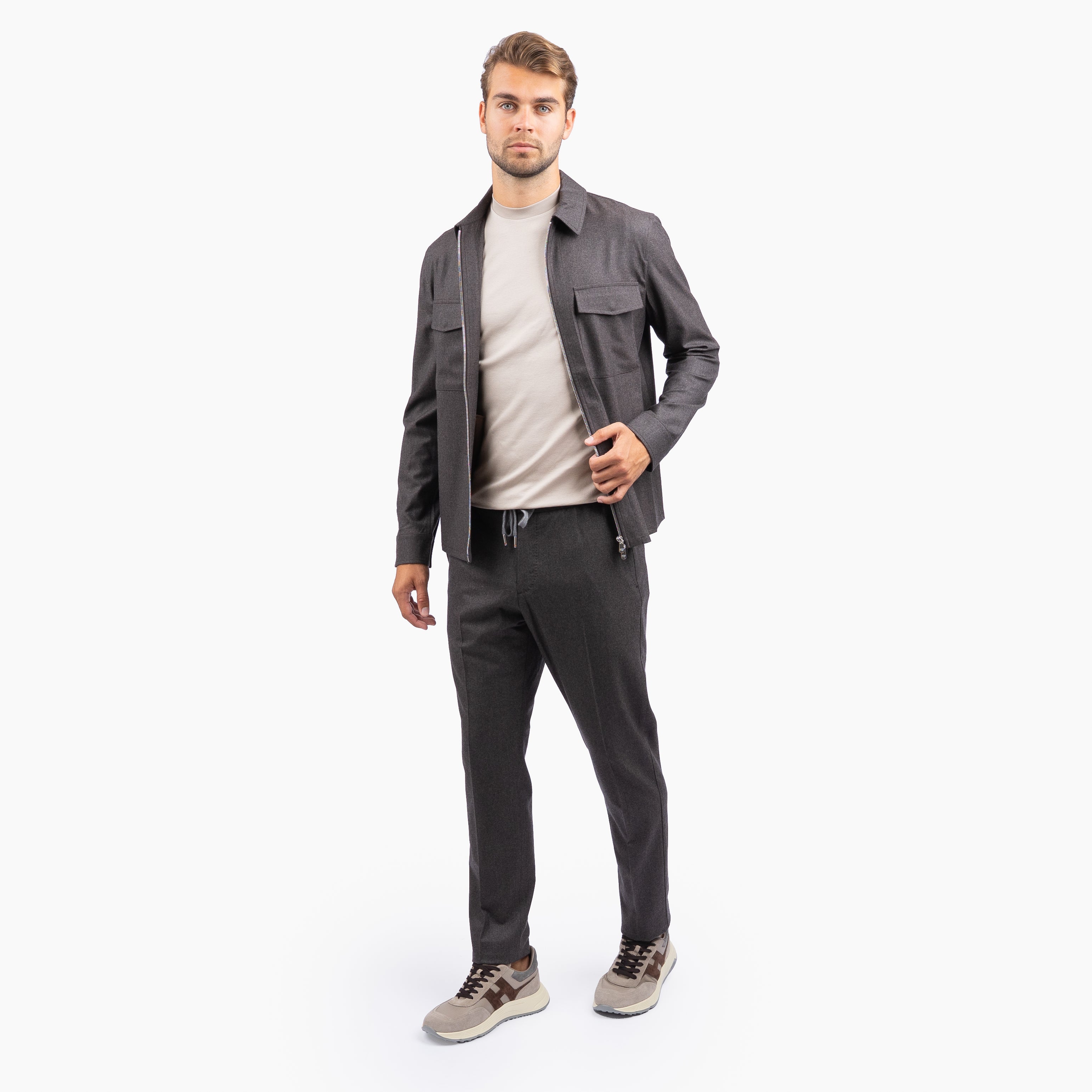 Marco Pescarolo Pantalon Bruin | Caracciolo Cashmere