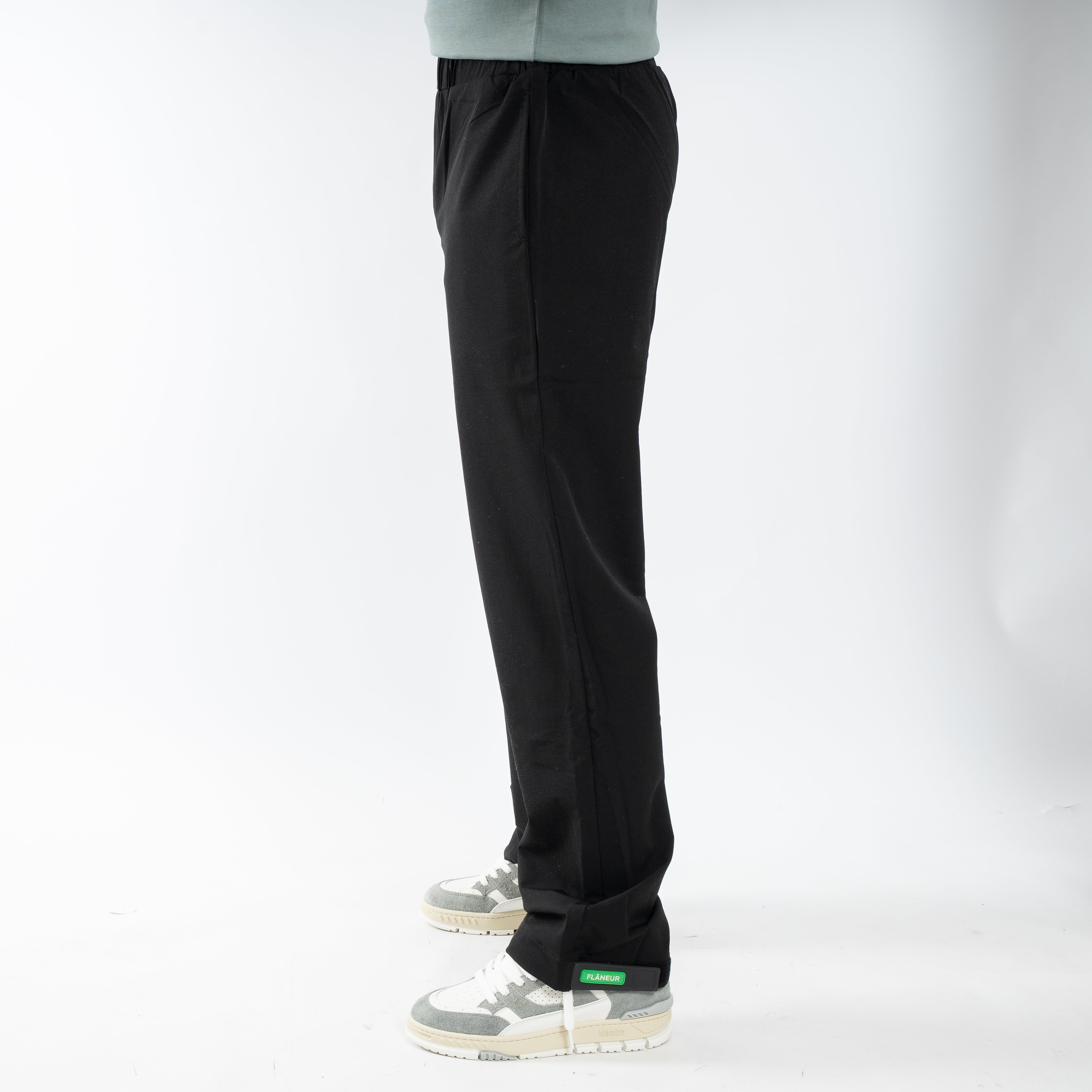 Flaneur Broek Zwart | Formal Tech Pant