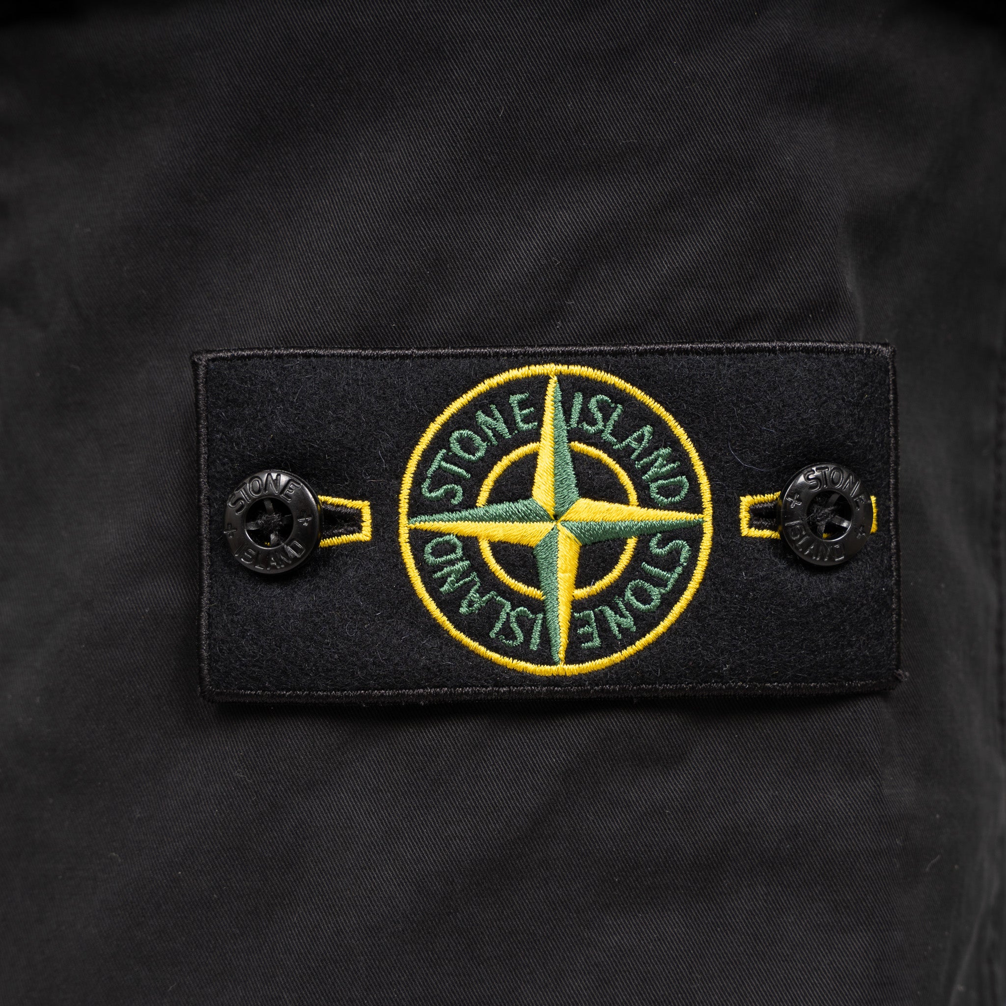 Stone Island Cargobroek Zwart | Stretch Cotton Twill