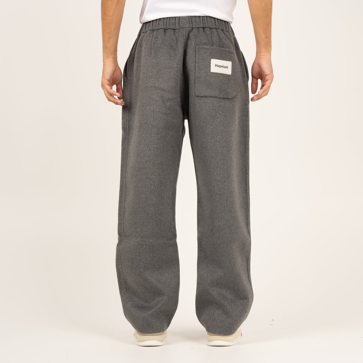 Hopeium Wollen Broek Grijs | Winter Wooly Trousers