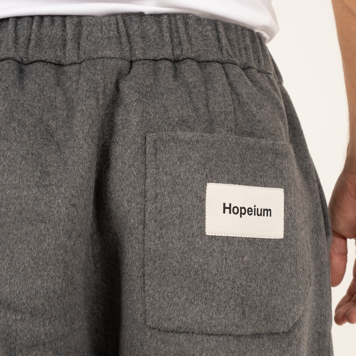 Hopeium Wollen Broek Grijs | Winter Wooly Trousers