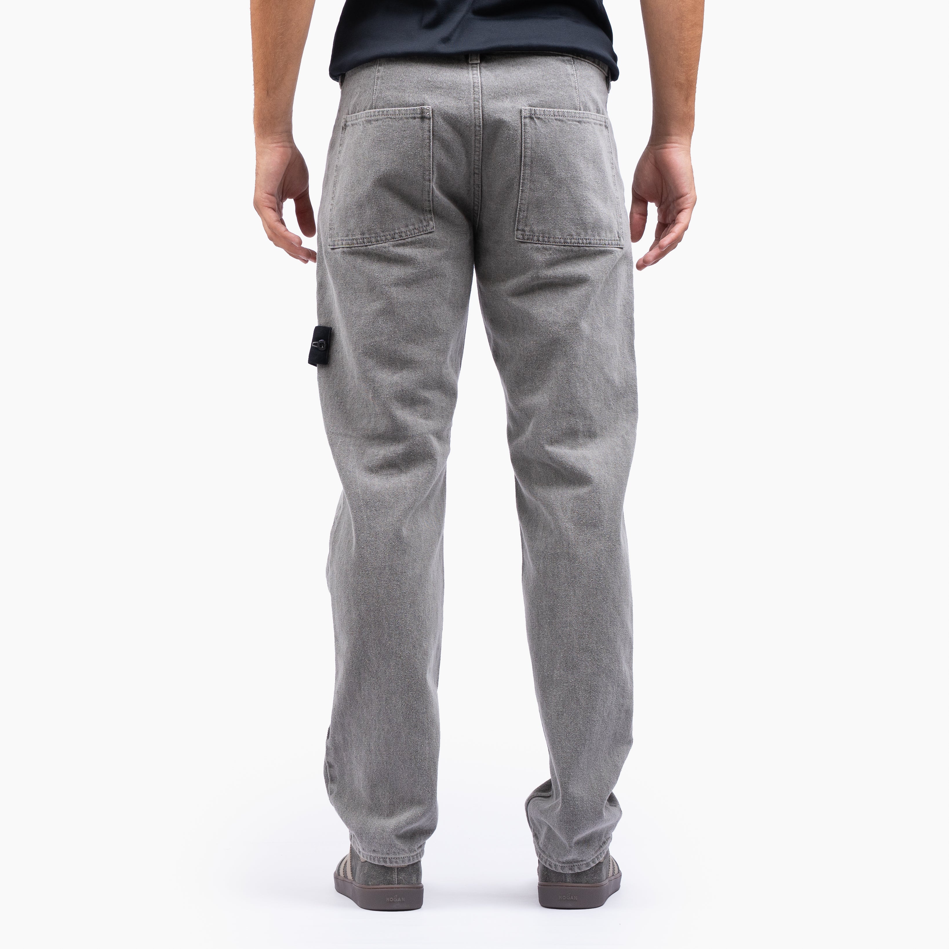Stone Island Chino Grijs | Mineral Dyed Cotton Gabardine-TC