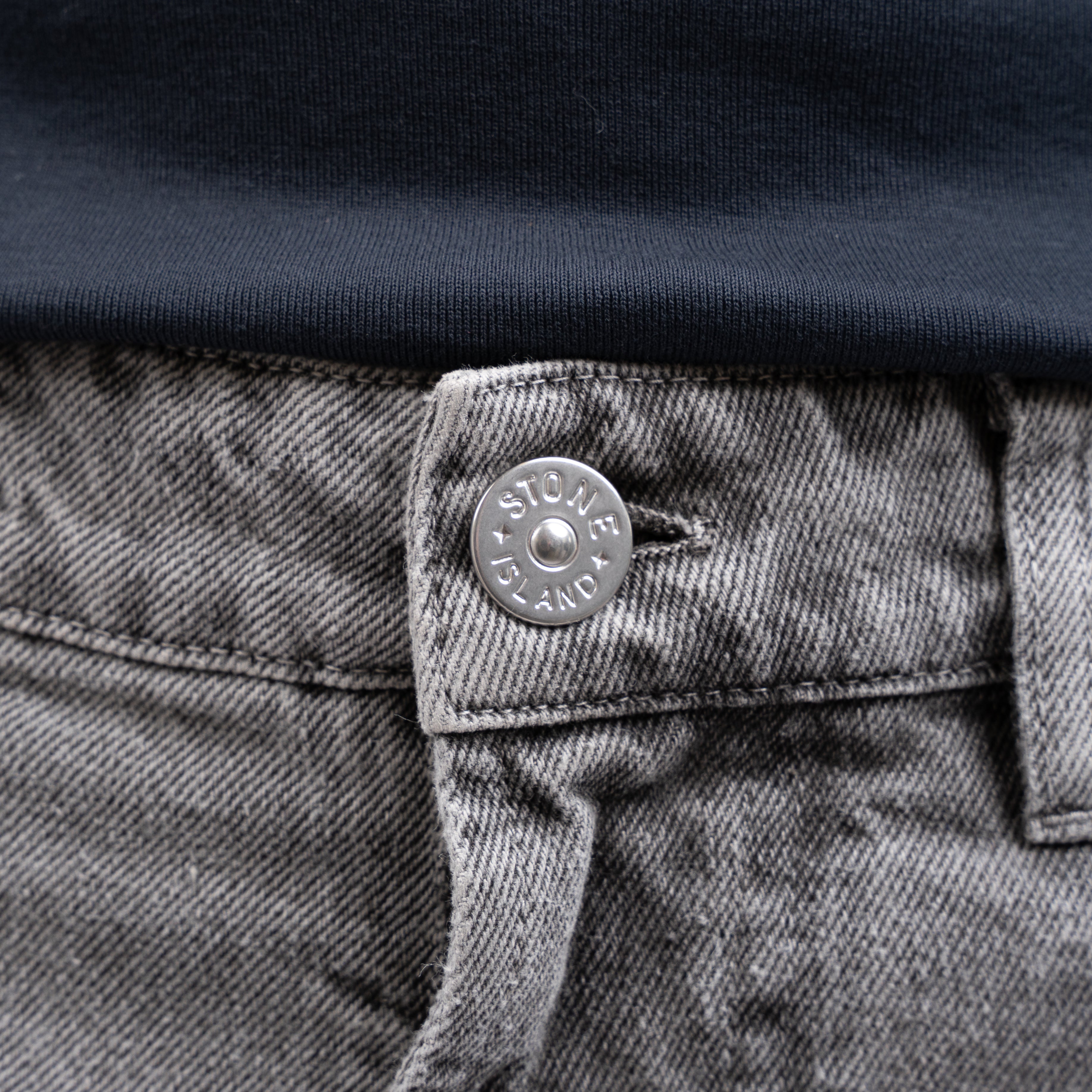 Stone Island Chino Grijs | Mineral Dyed Cotton Gabardine-TC