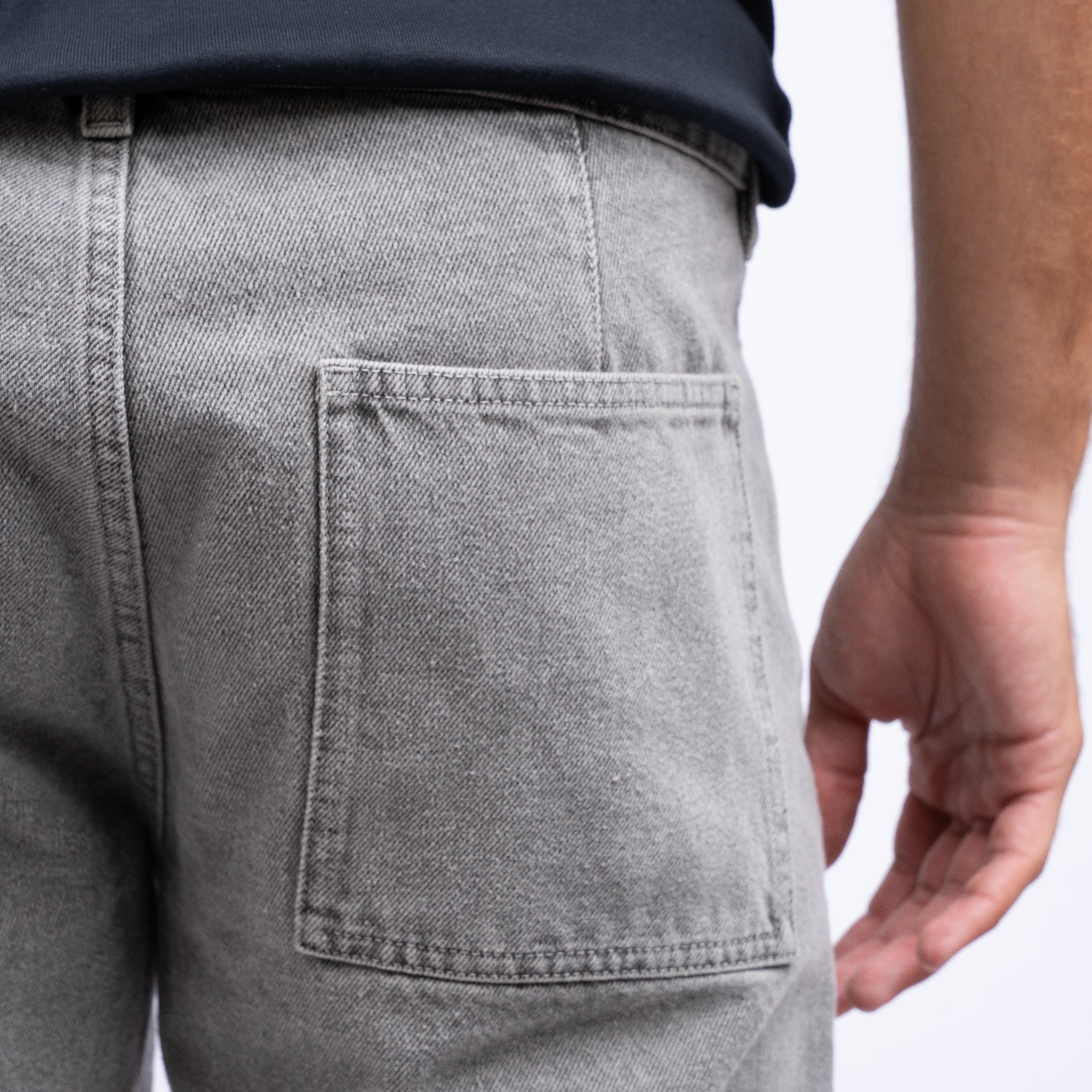 Stone Island Chino Grijs | Mineral Dyed Cotton Gabardine-TC