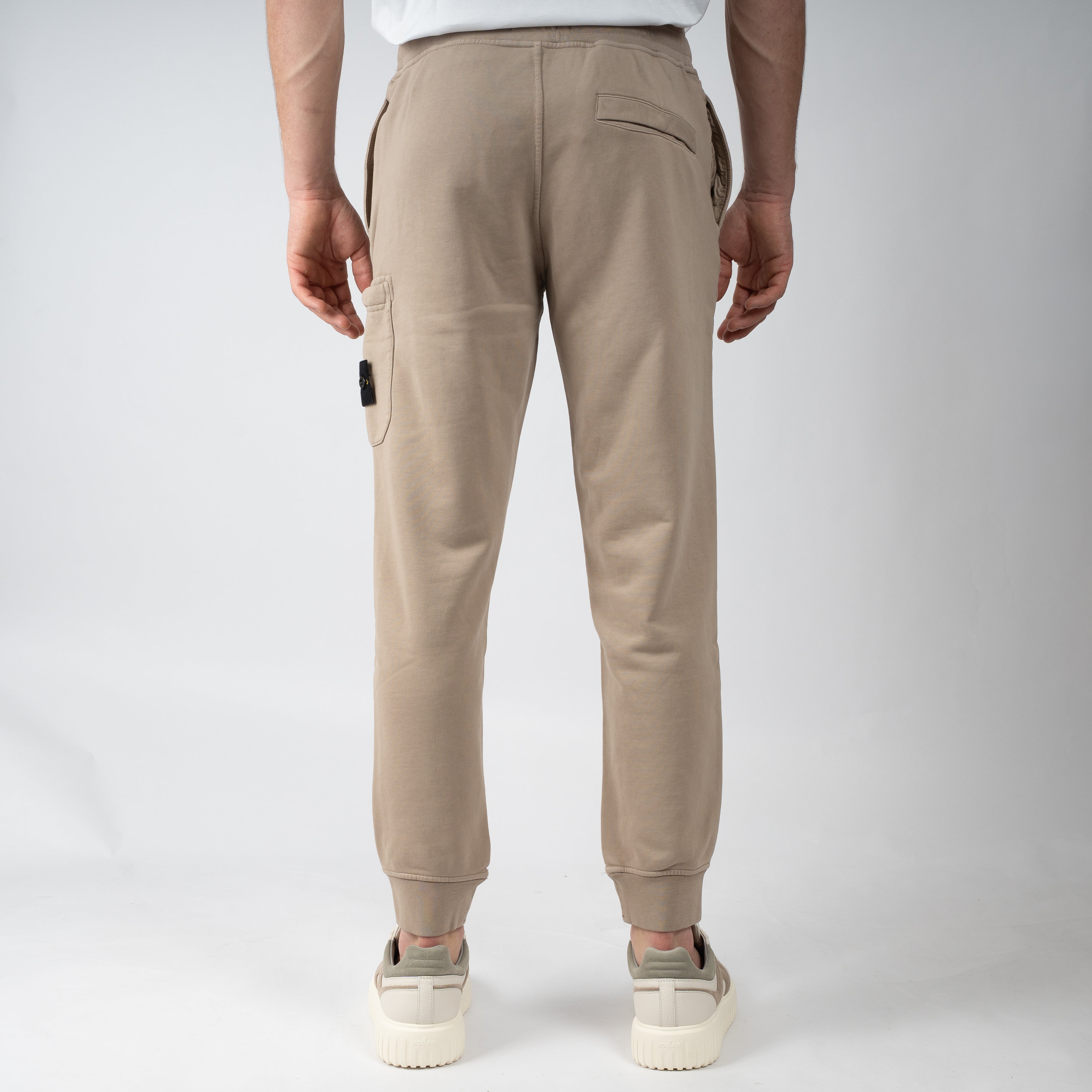 Stone Island Joggingbroek Zand | Cotton Fleece