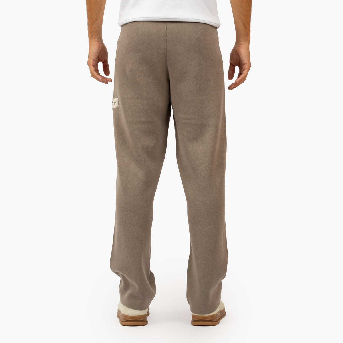 Flaneur Knitted Pantalon Taupe | Atelier Knit Pants