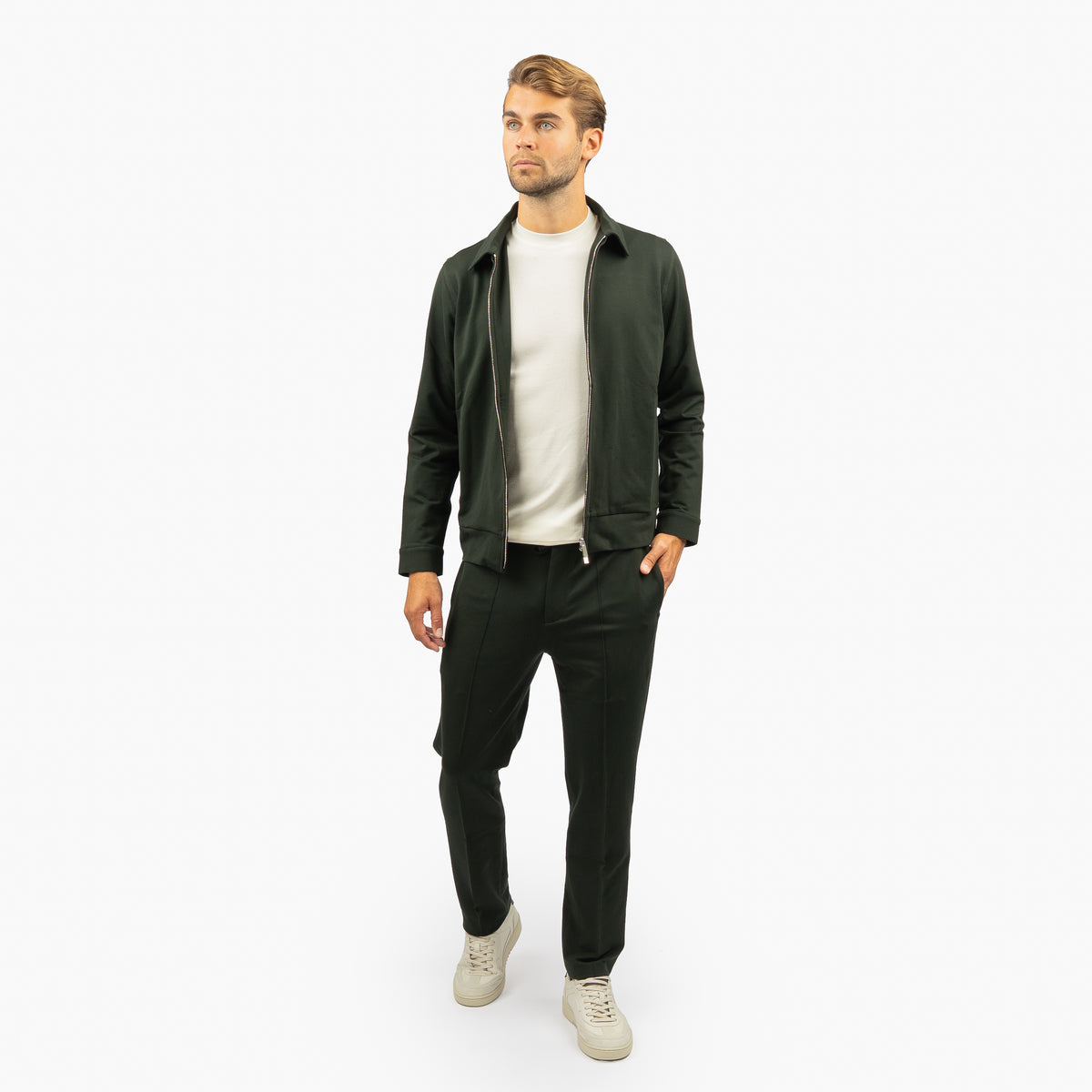 Stefan Brandt Pantalon Groen | Jonas M FTE Co Ultra 60