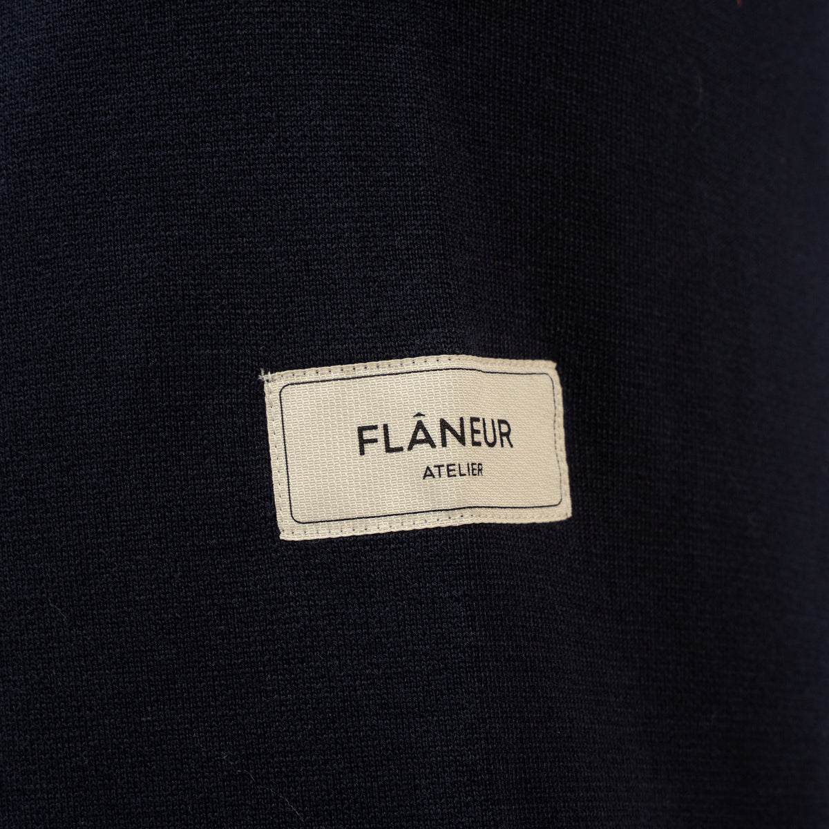 Flaneur Knitted Pantalon Blauw | Atelier Knit Pants