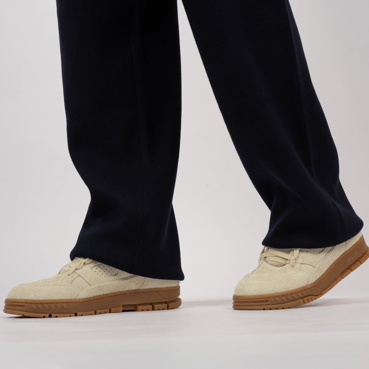 Flaneur Knitted Pantalon Blauw | Atelier Knit Pants