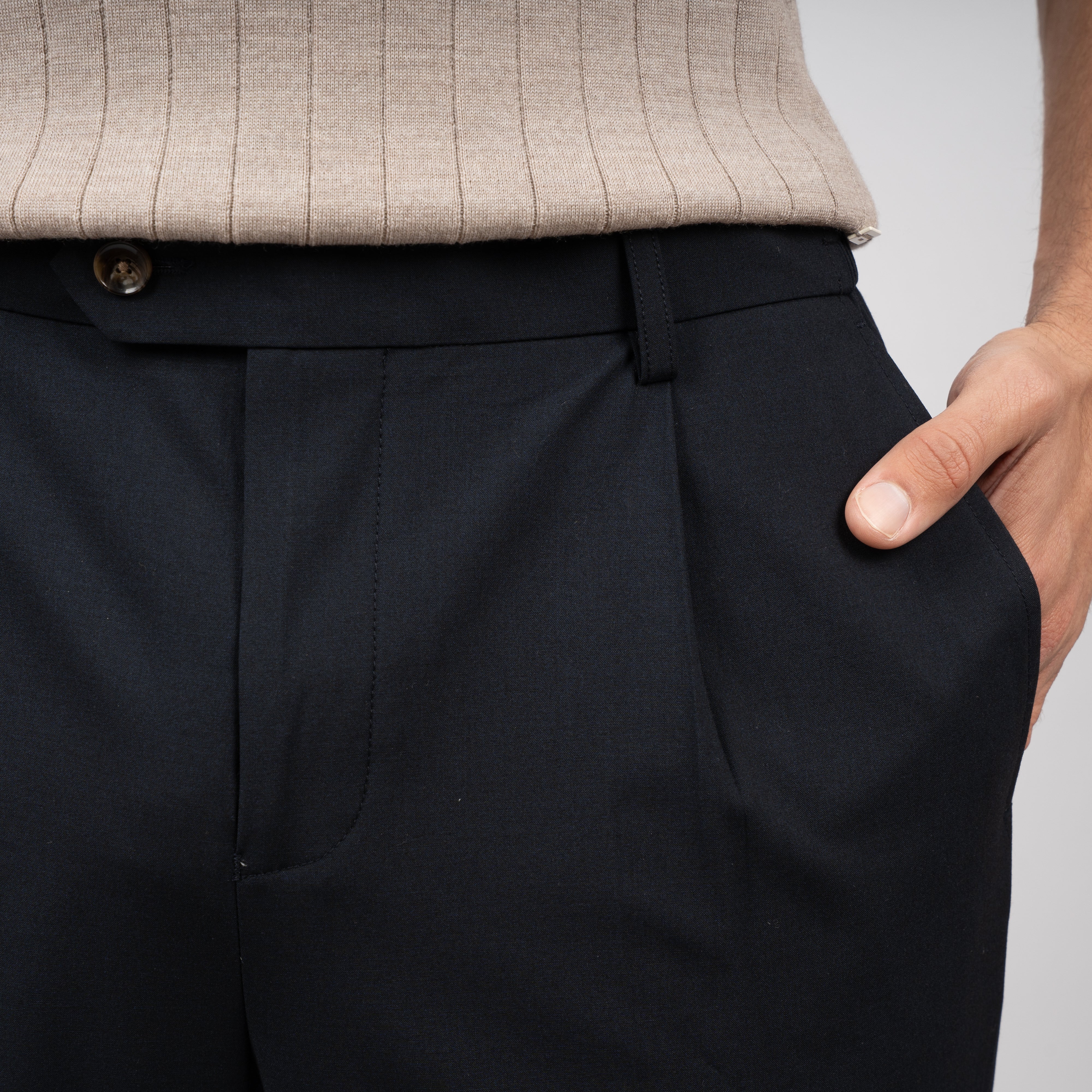 SEVEN DIALS Chino Blauw | Bruno
