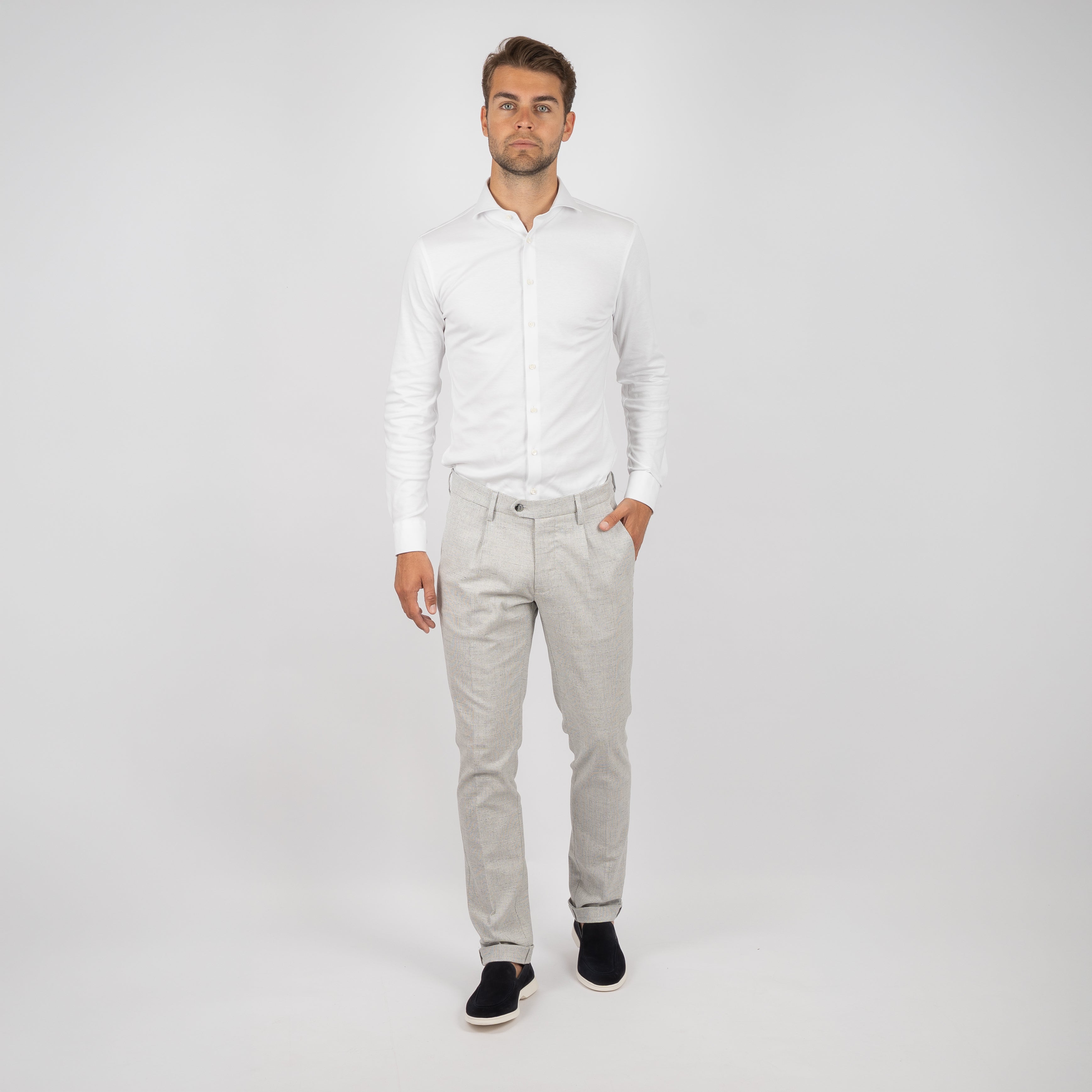 Mason's Chino Lichtgrijs | Torino 1 Pince