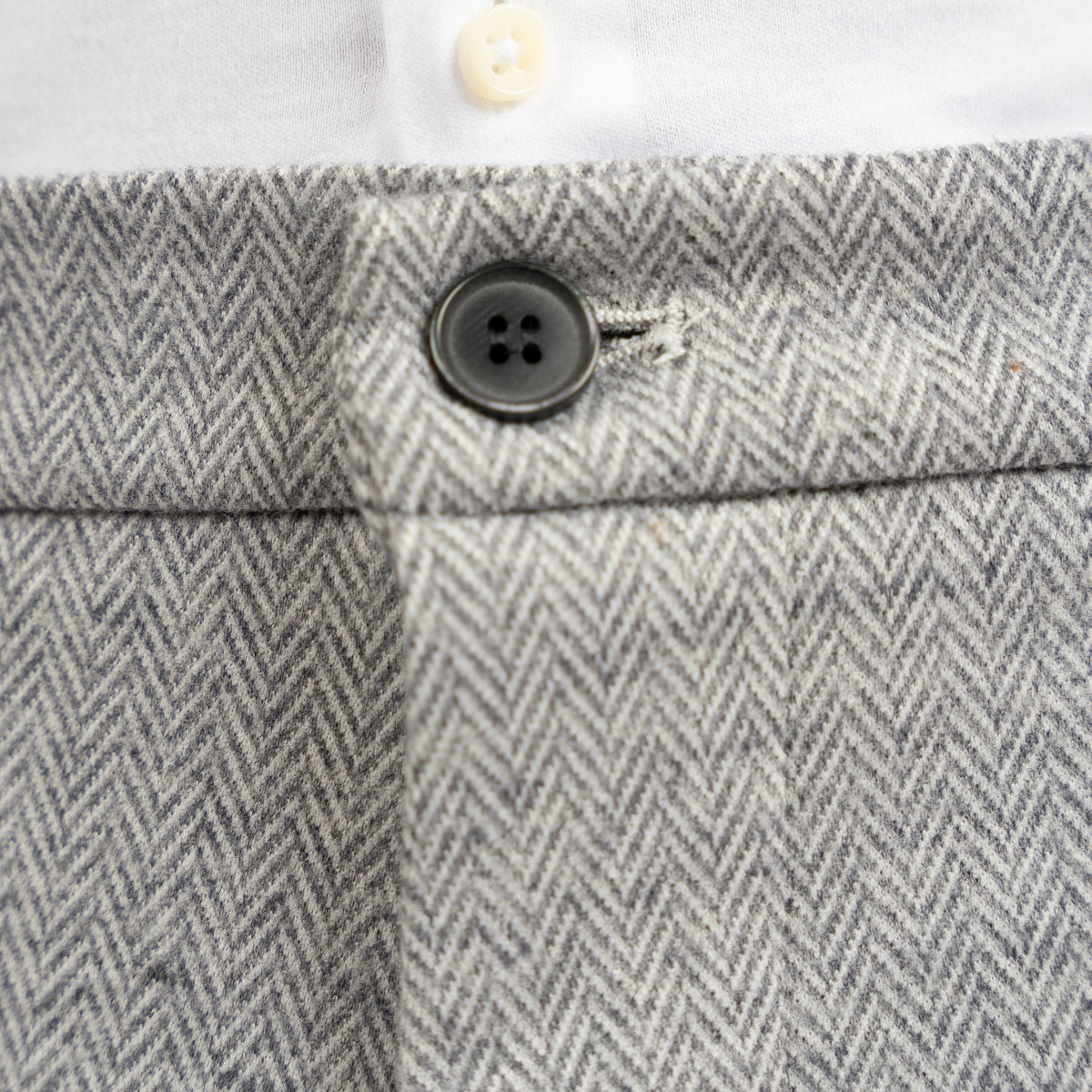 Mason's Chino Lichtgrijs Visgraat | Torino Jog