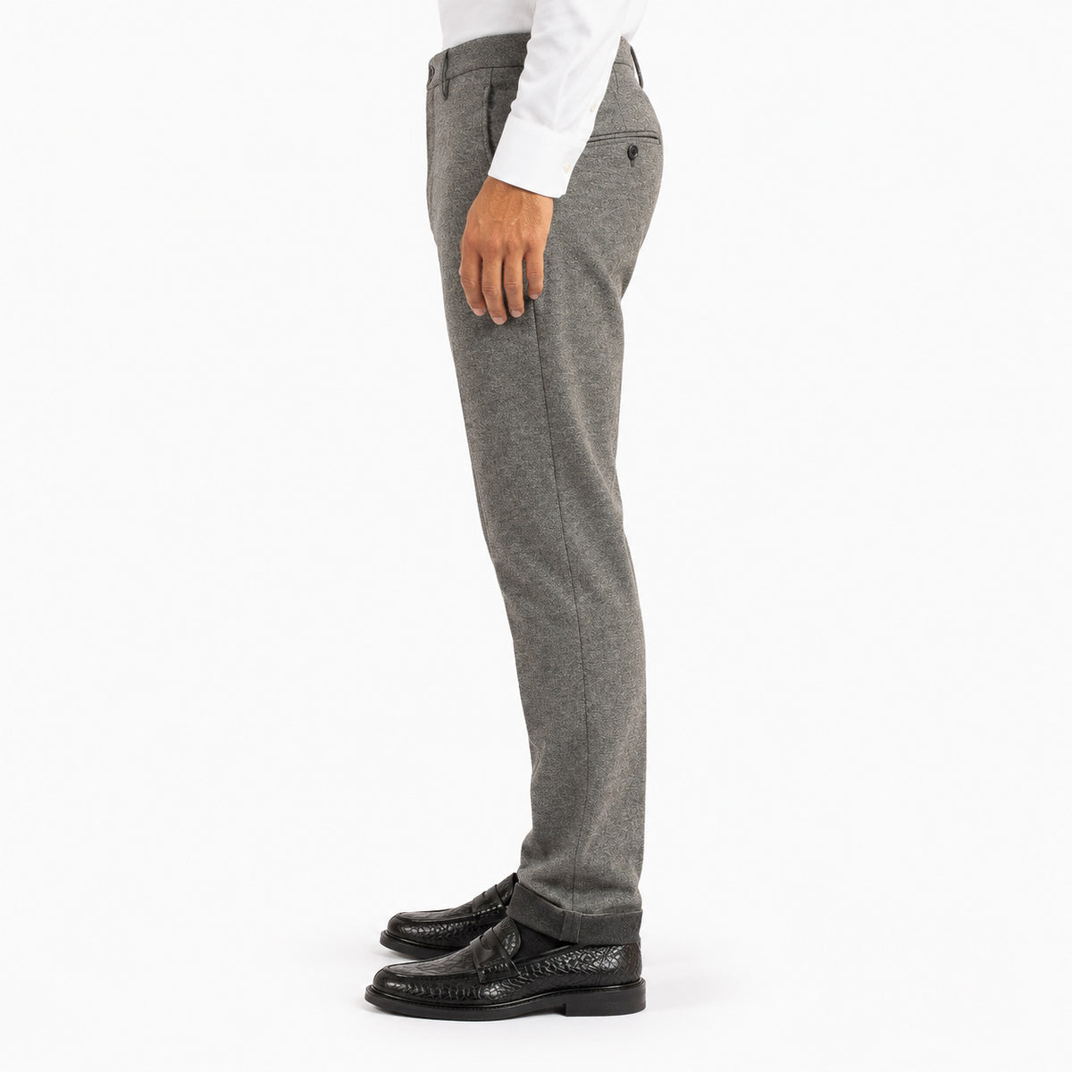 Mason's Flannel Chino Grijs | Torino Jog