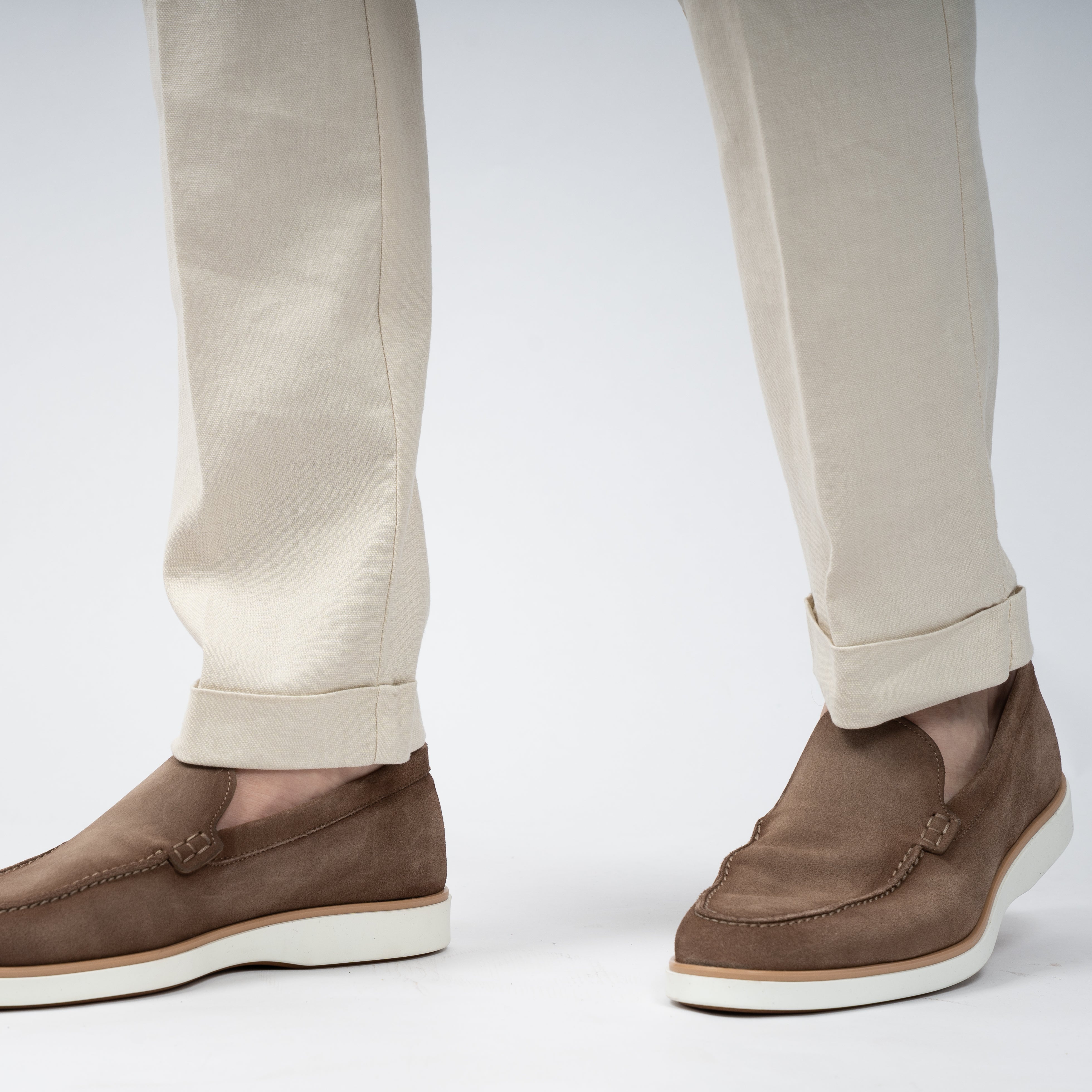 Berwich Pantalon Crème | Retrolong-GD
