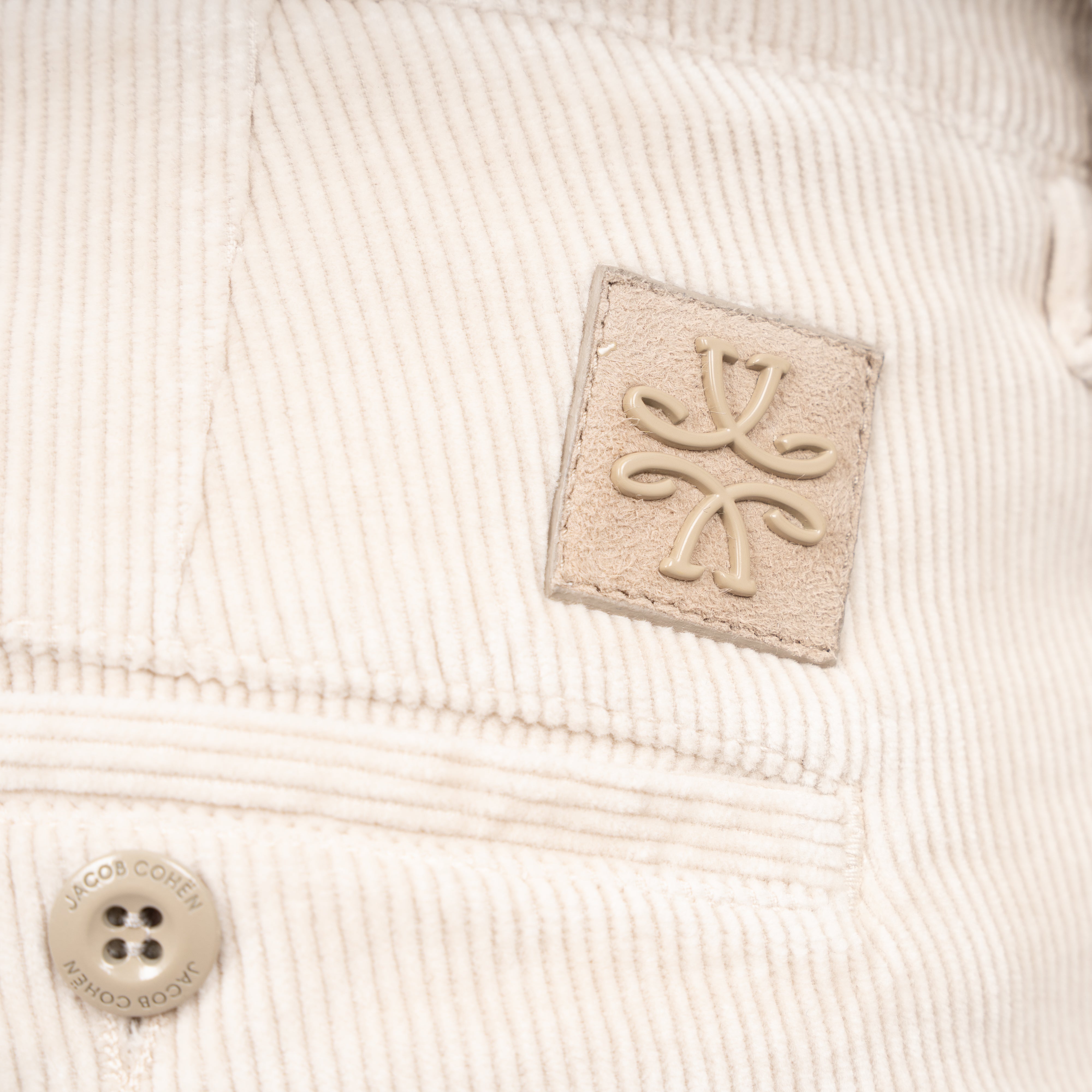 Jacob Cohen Chino Corduroy Crème | Bobby