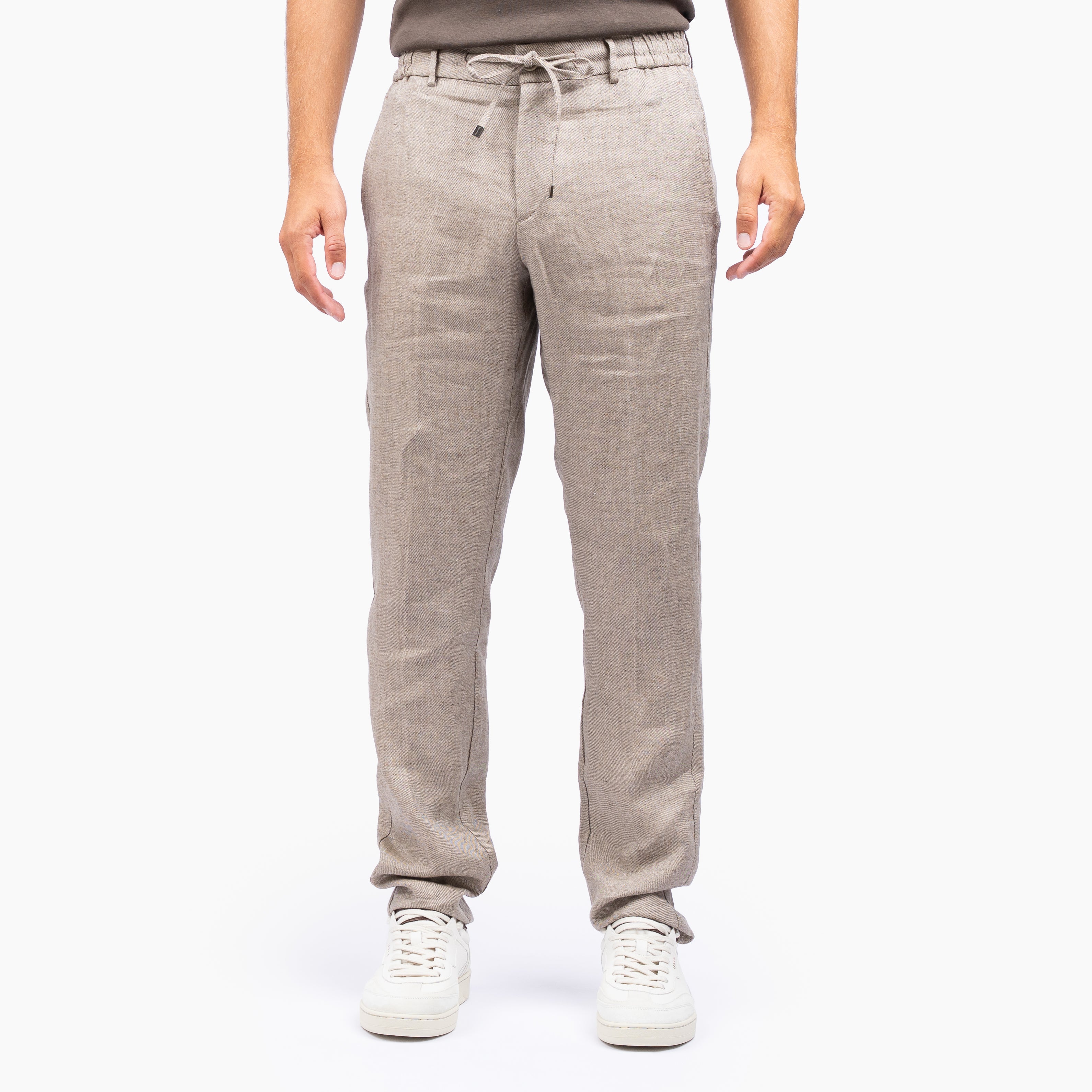 Berwich Linnen Broek Beige | Spiaggia