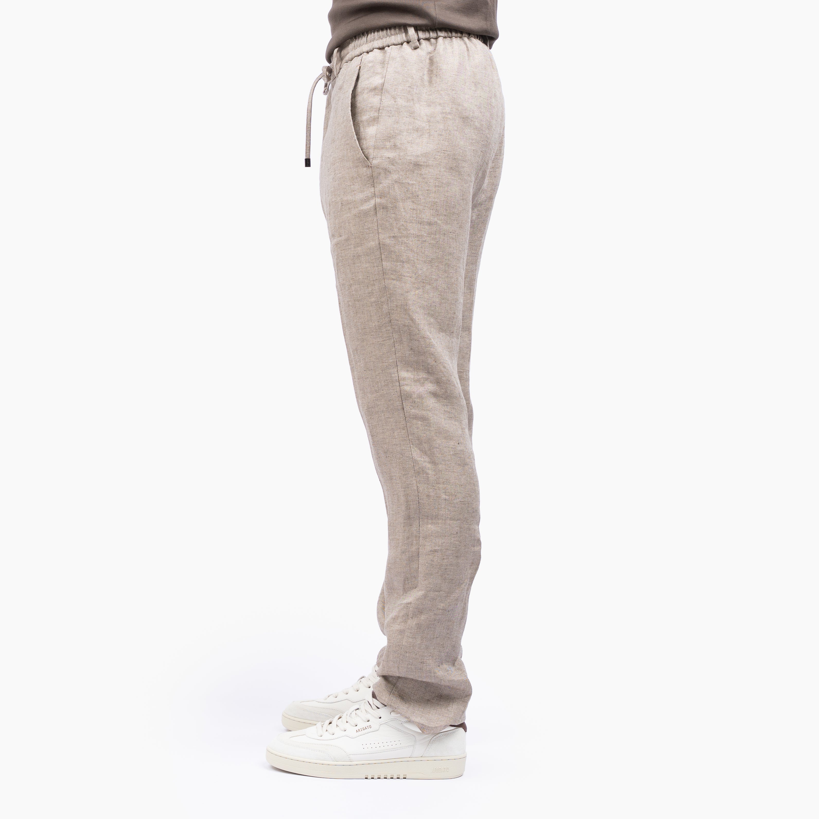 Berwich Linnen Broek Beige | Spiaggia
