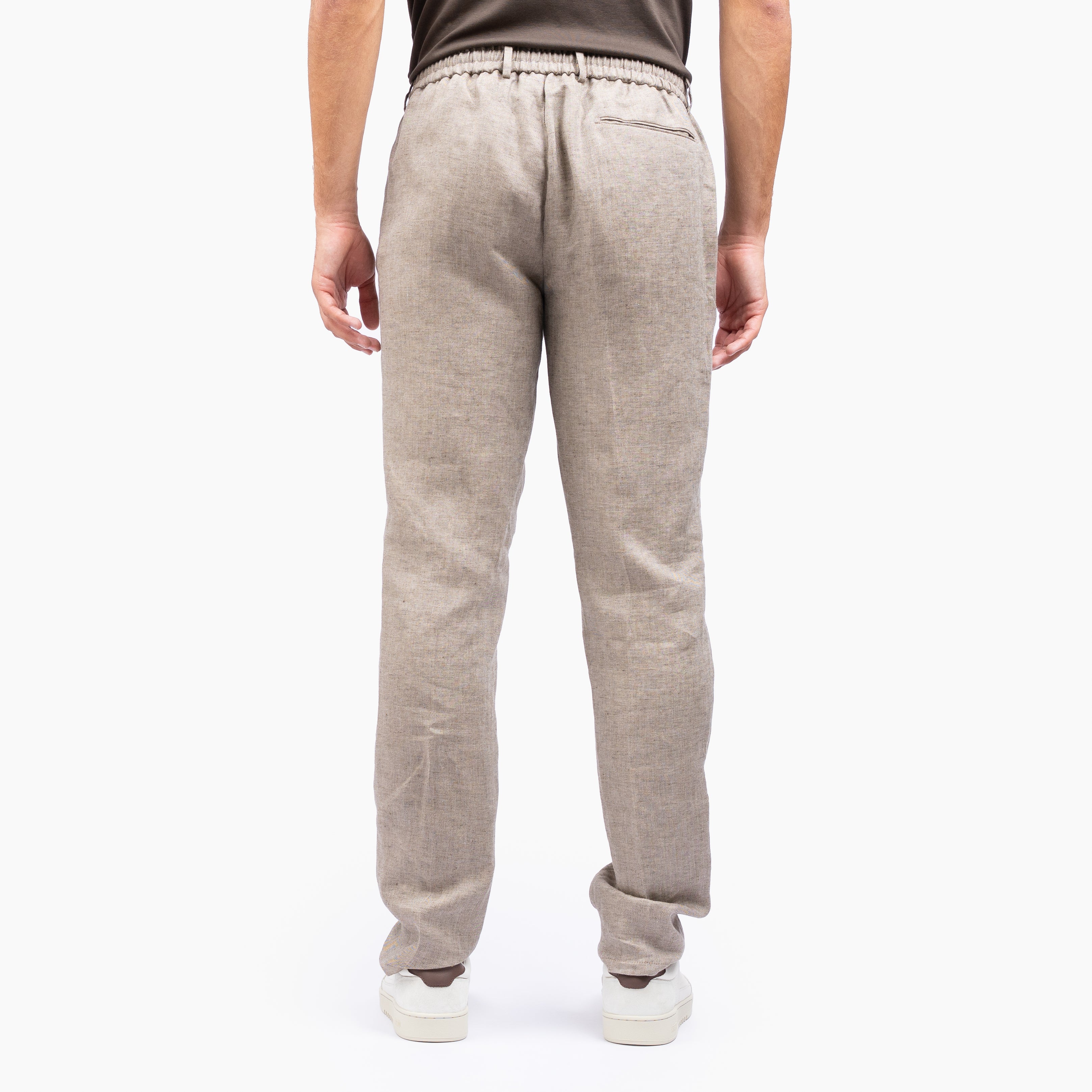Berwich Linnen Broek Beige | Spiaggia