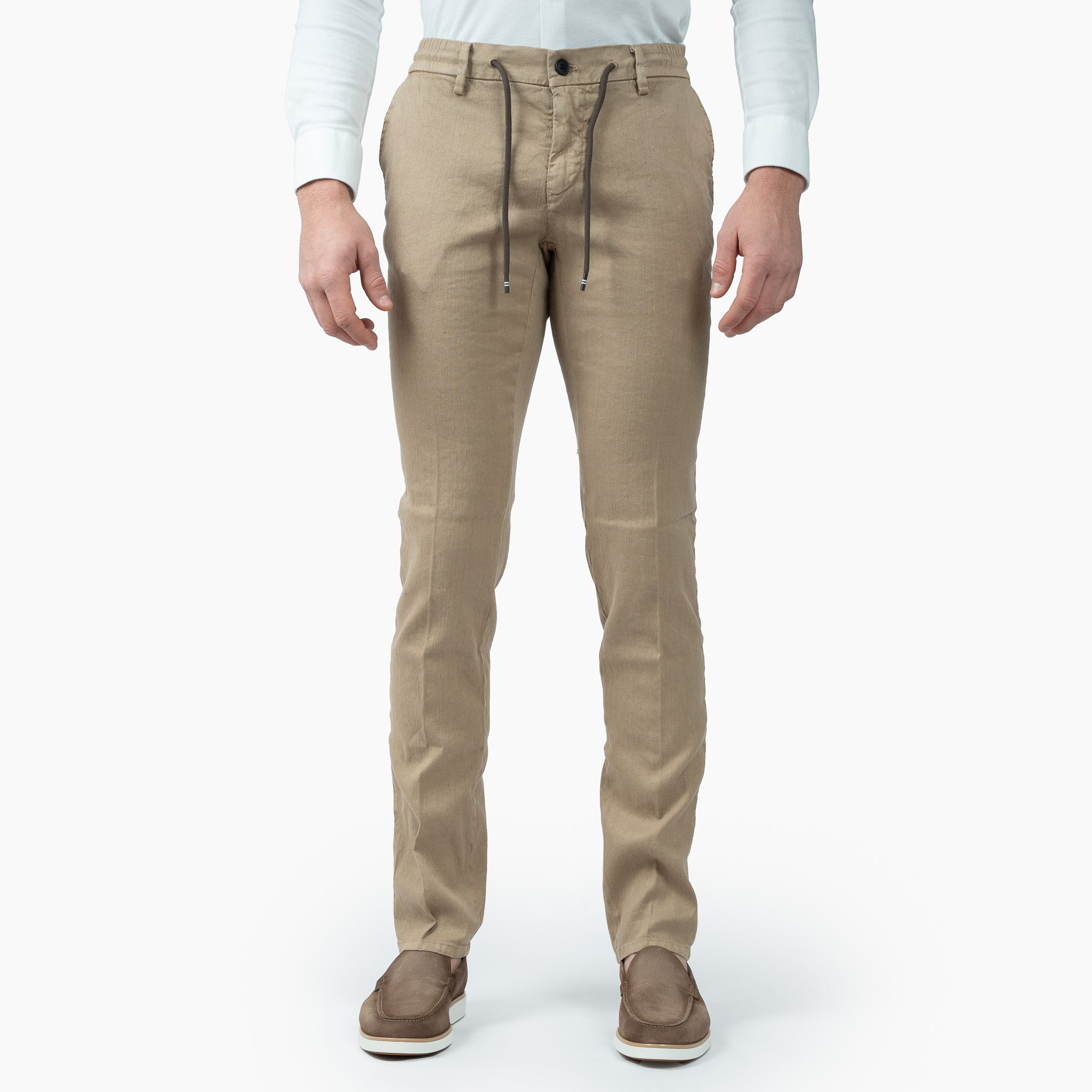 Mason's Linnen Chino Beige | Milano Jogger