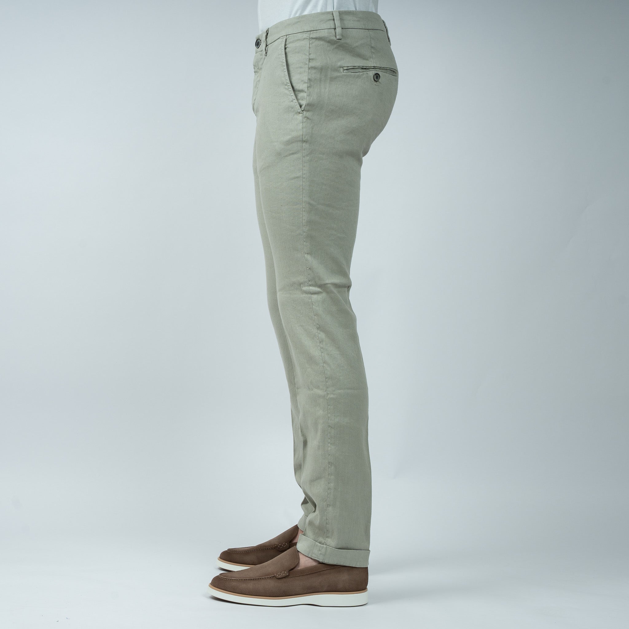 Mason's Linnen Chino Lichtgroen | Torino
