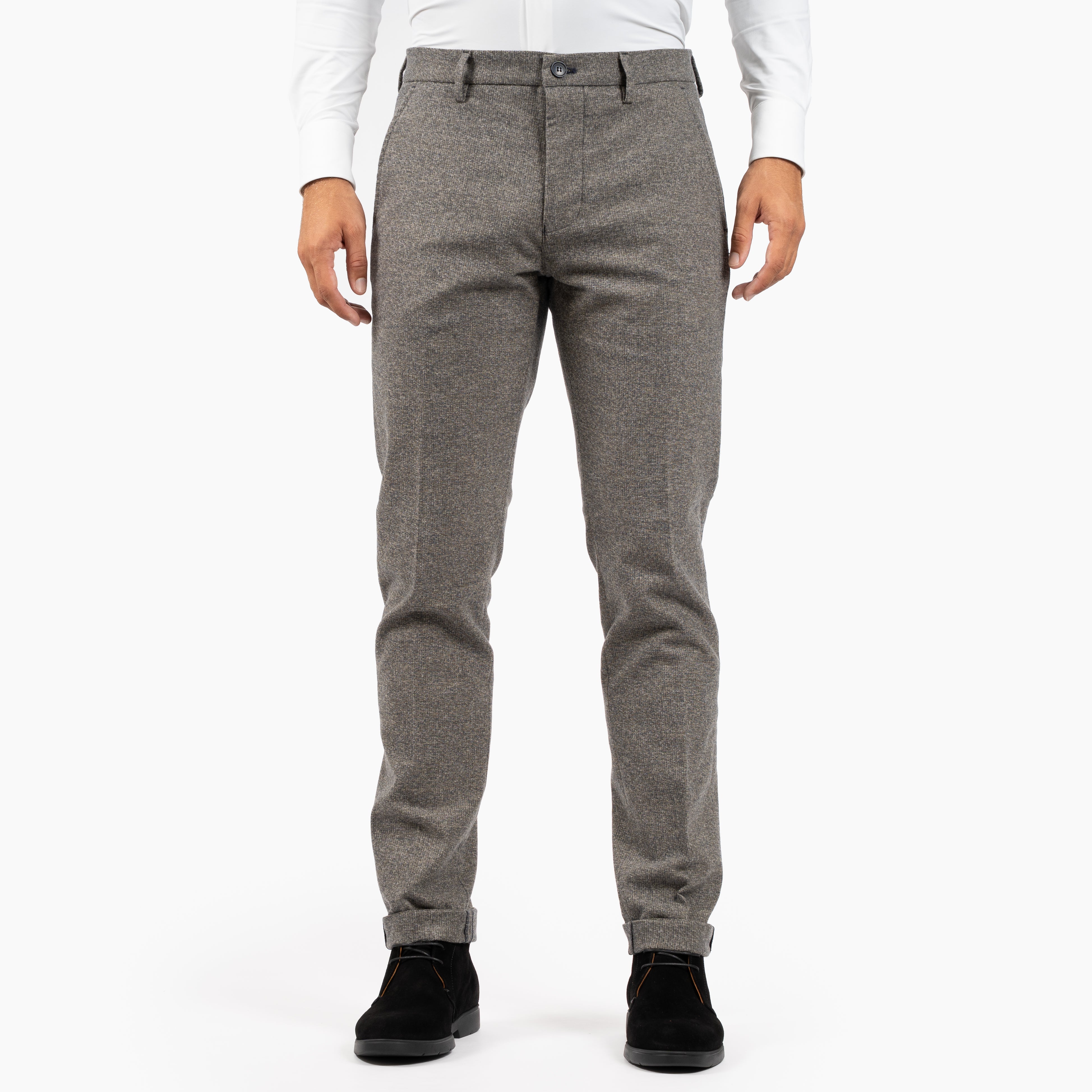 Mason's Chino Grijs Visgraat | Torino