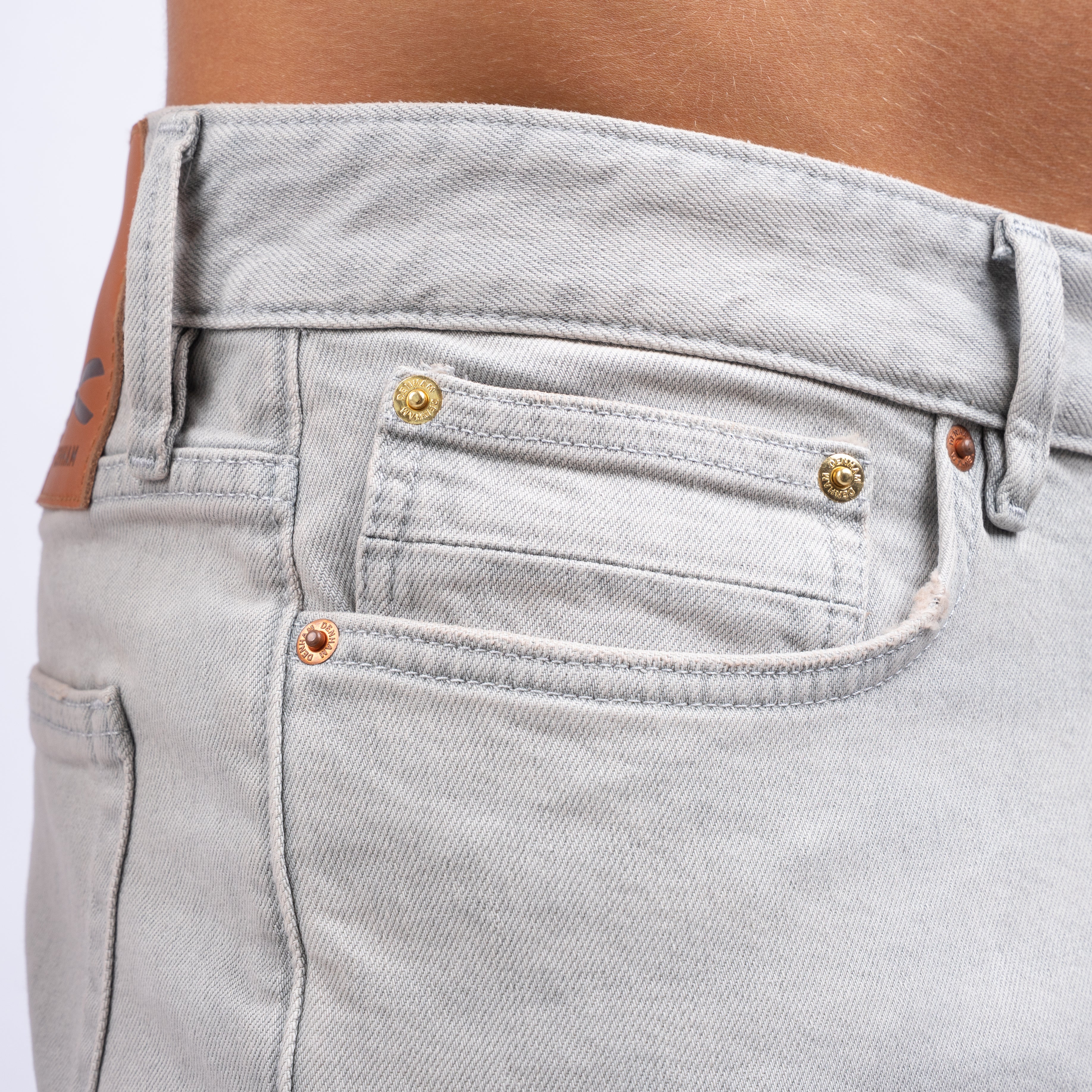 Denham Jeans Grijs | Ridge Straight Fit