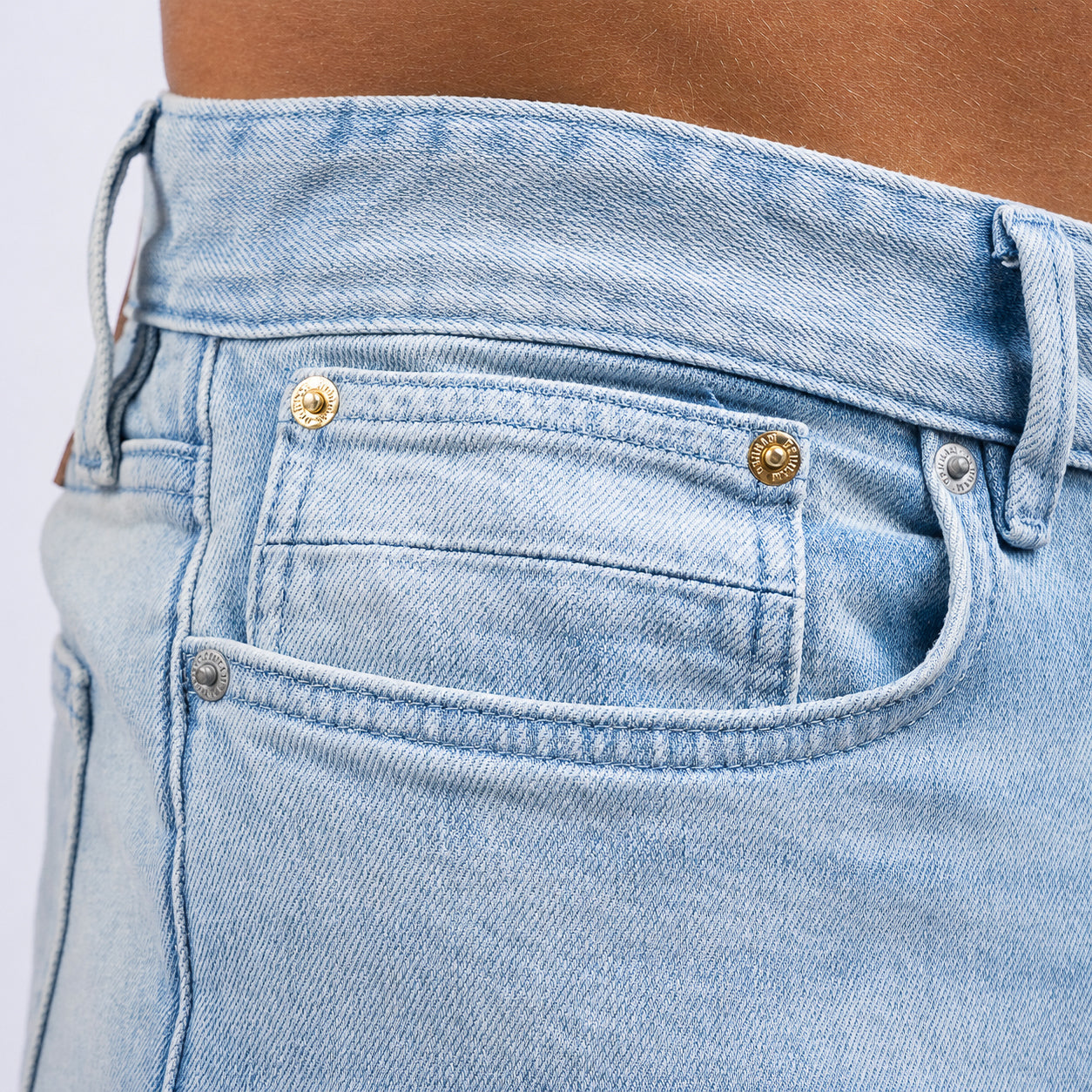 Denham Jeans Lichtblauw | Ridge Straight Fit