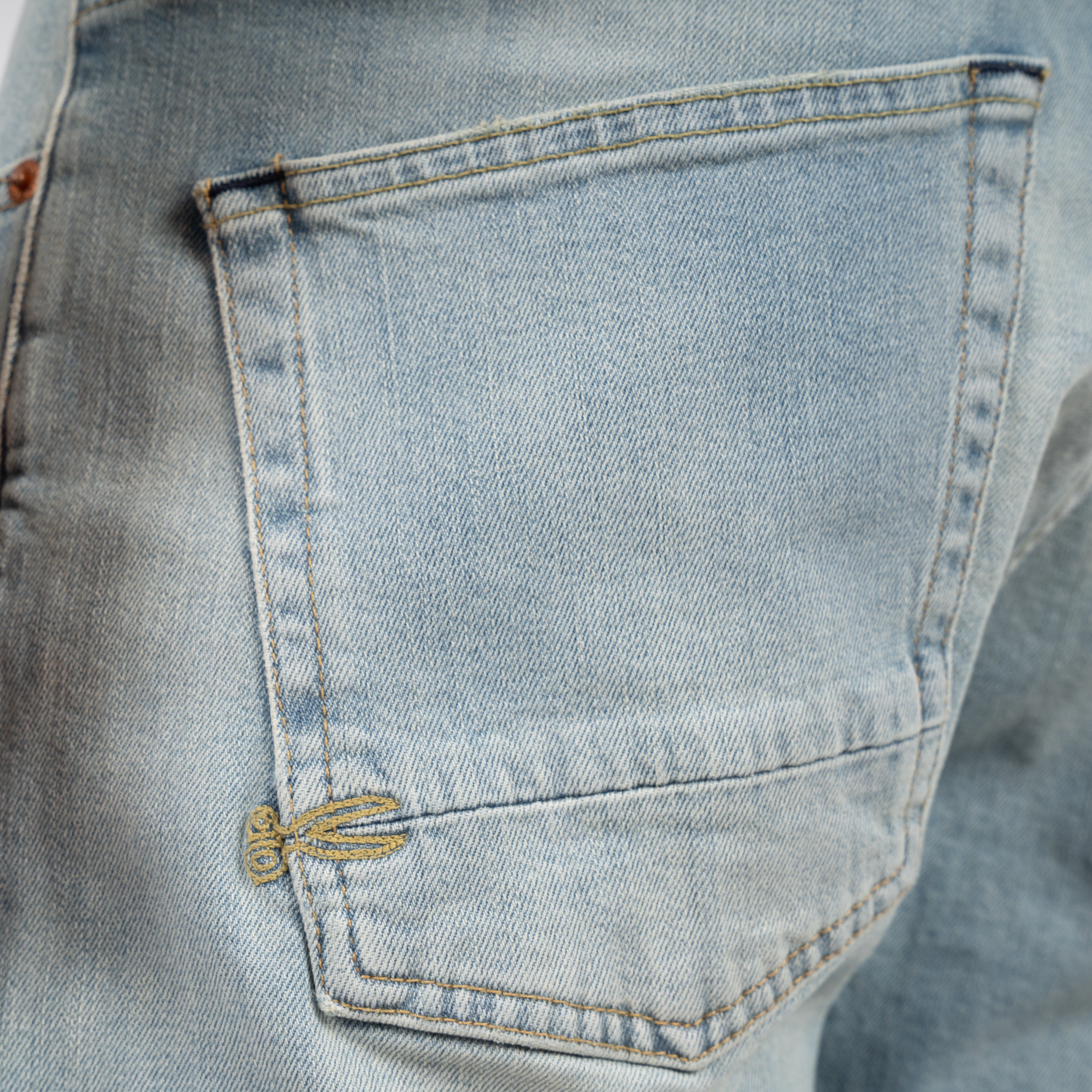 Denham Jeans Lichtblauw | Ridge Straight Fit
