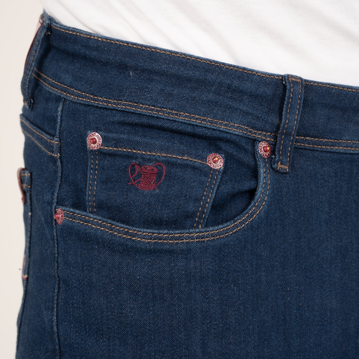 Atelier Noterman Jeans Donkerblauw | Slim Fit