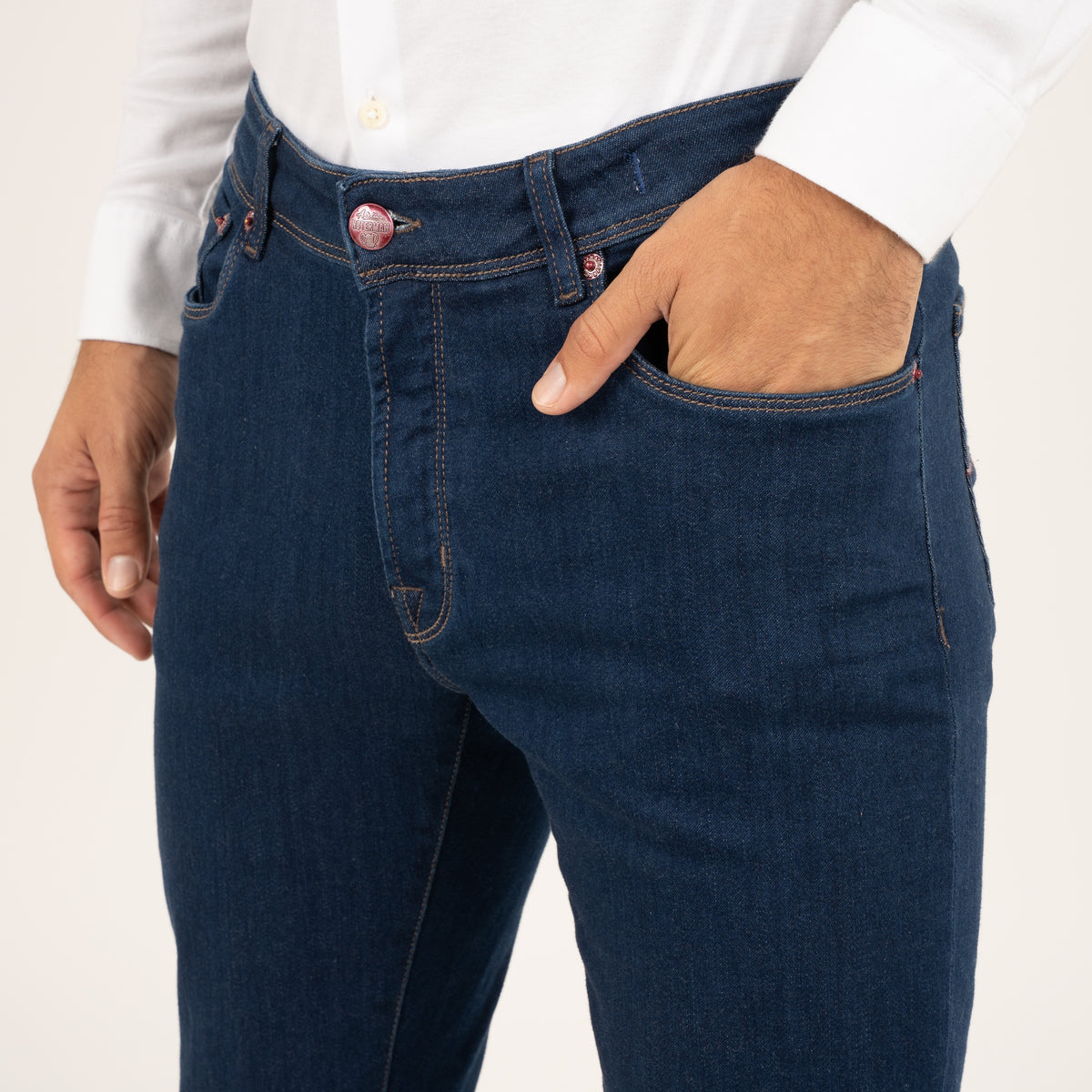 Atelier Noterman Jeans Donkerblauw | Slim Fit