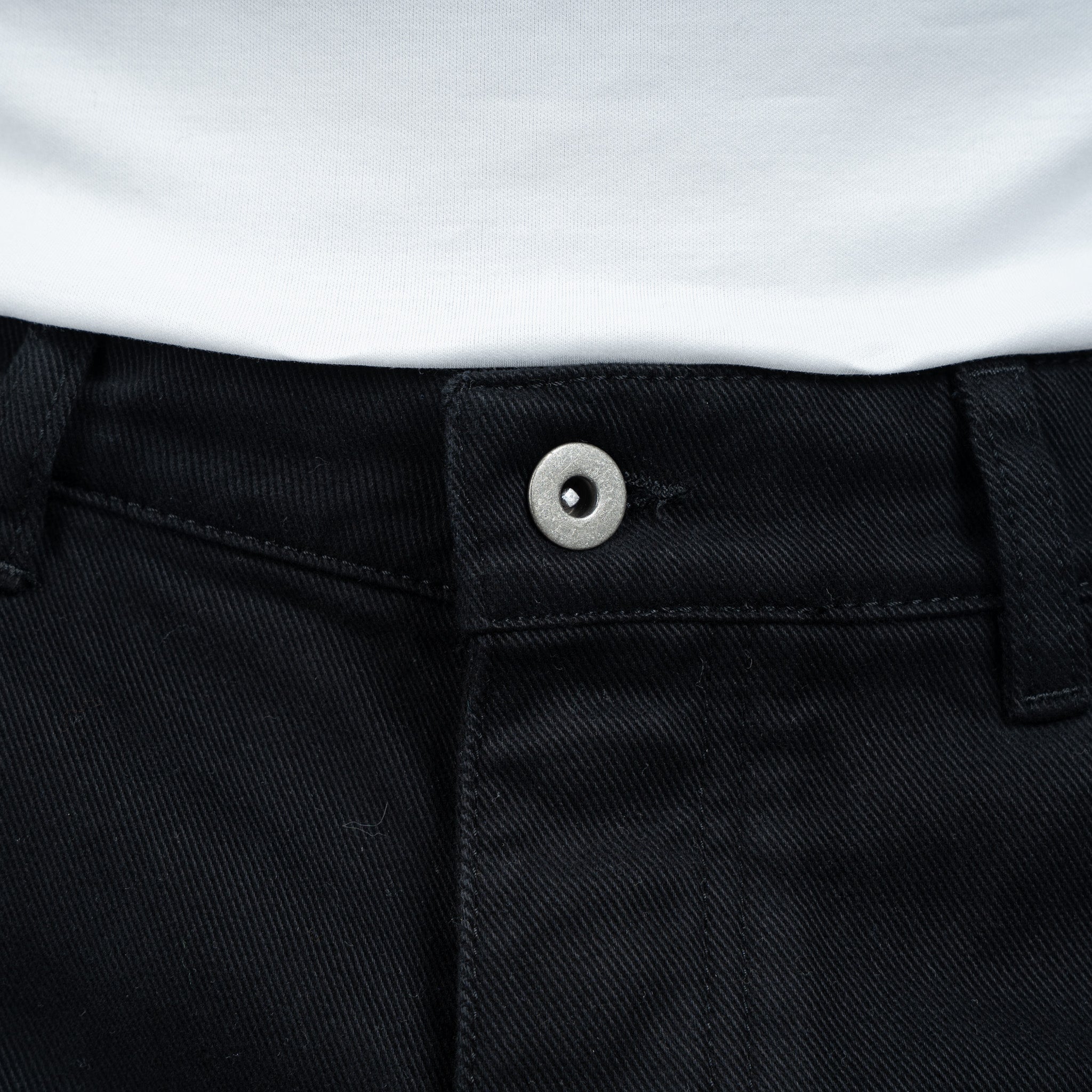 Olaf Jeans Zwart | Brushed Twill Denim Pant