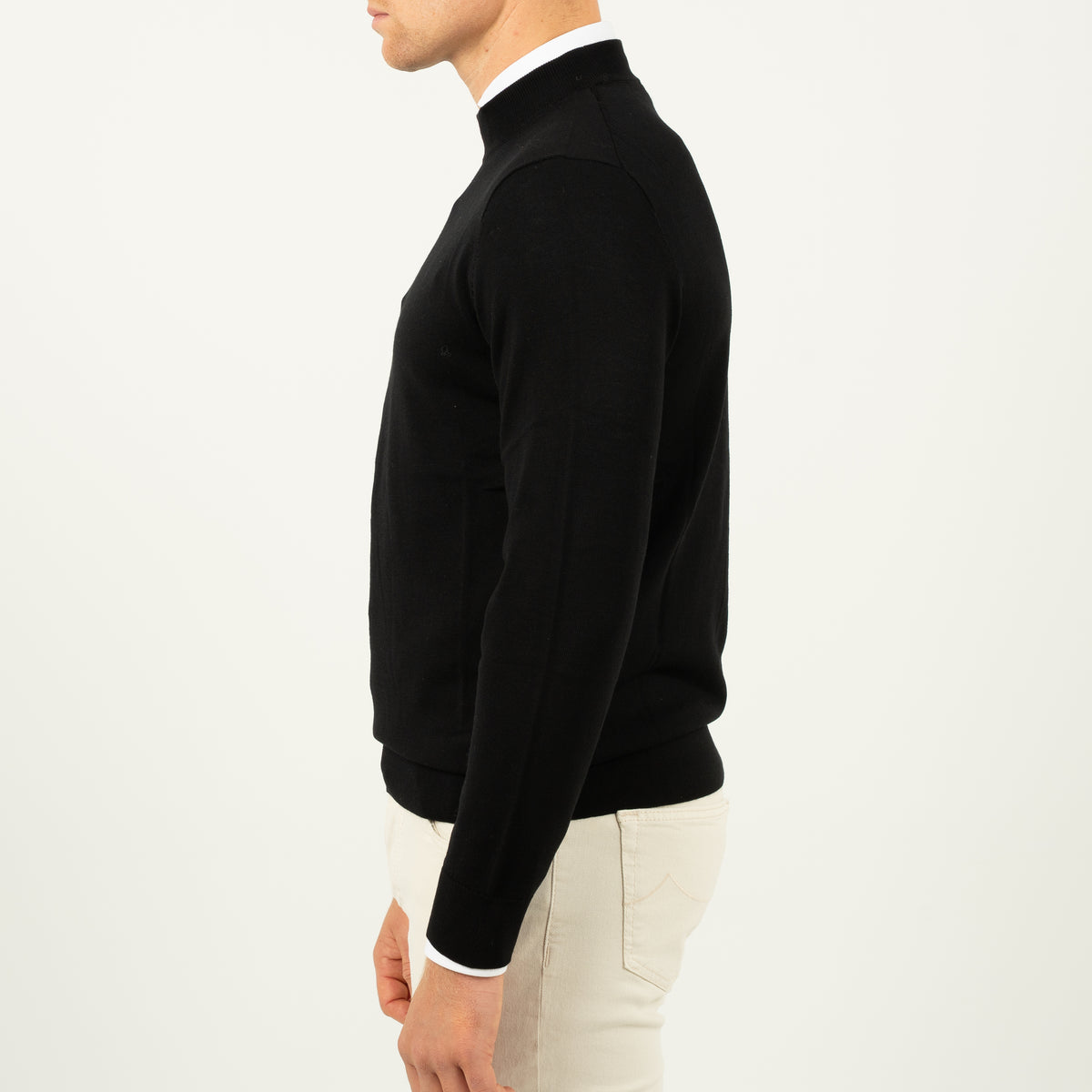 SEVEN DIALS Gebreide Turtleneck Trui Zwart | Goy
