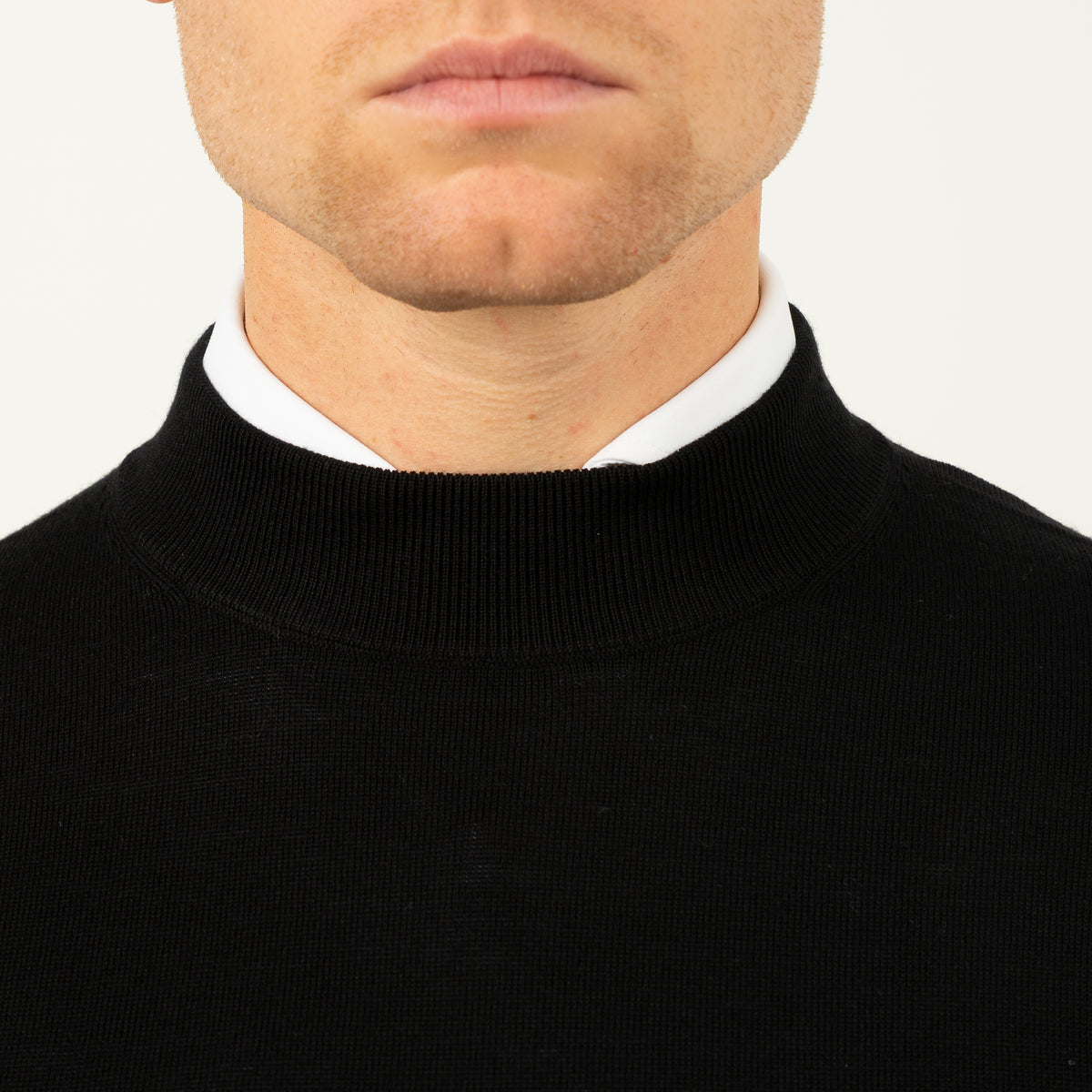 SEVEN DIALS Gebreide Turtleneck Trui Zwart | Goy
