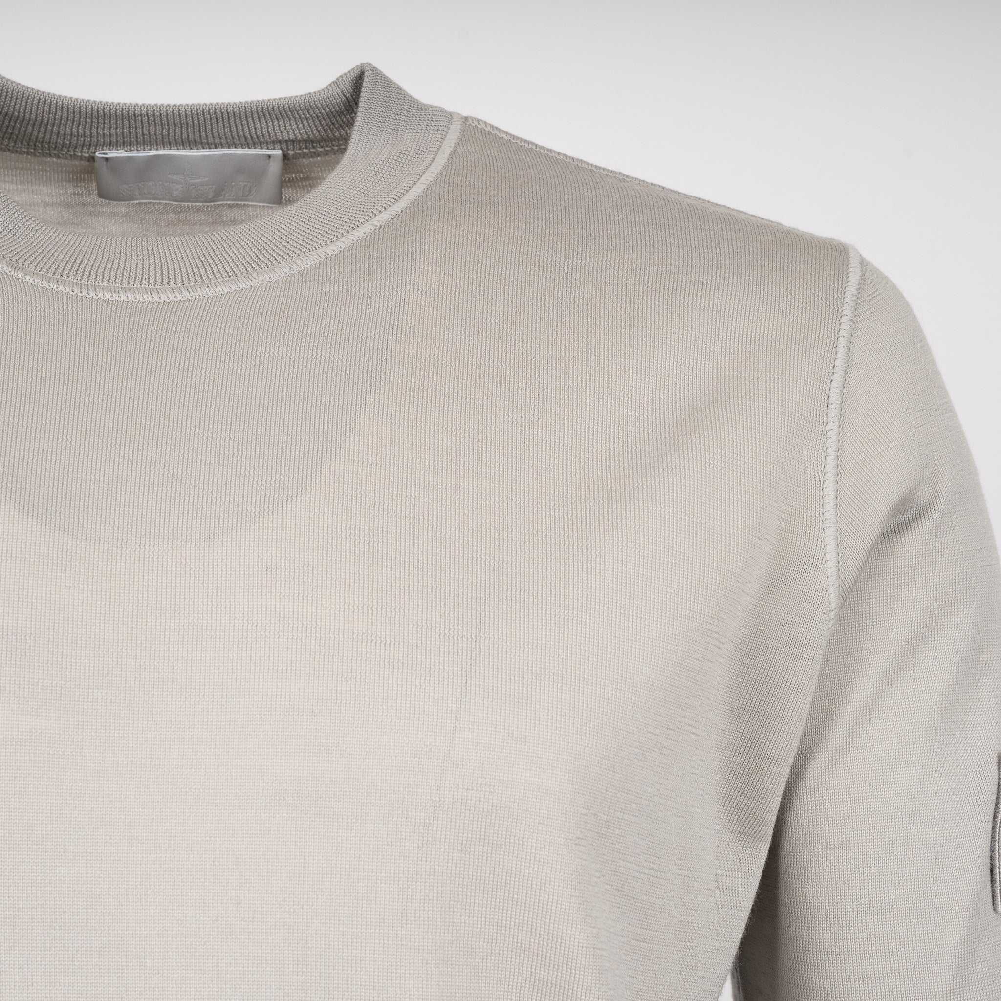 Stone Island Gebreide Trui Grijs | Ghost