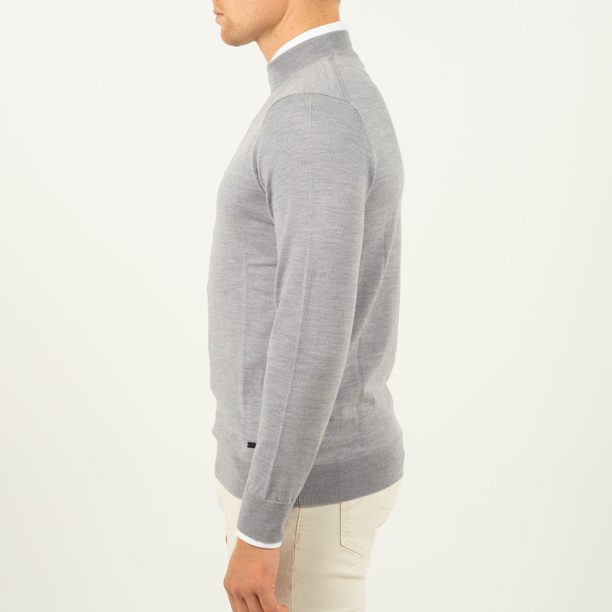 SEVEN DIALS Gebreide Turtleneck Trui Grijs | Goy