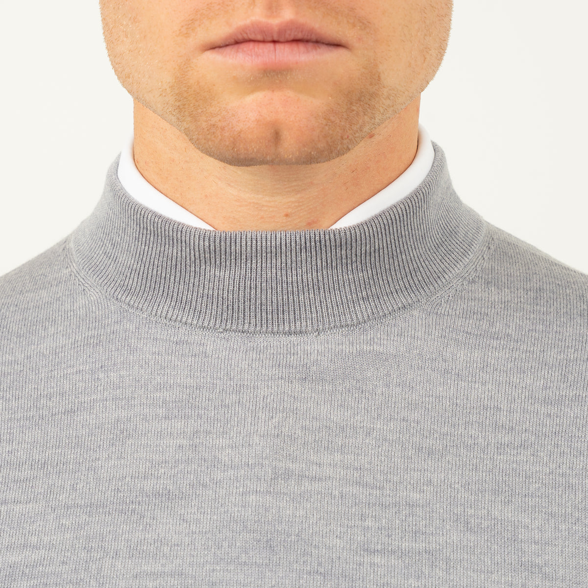SEVEN DIALS Gebreide Turtleneck Trui Grijs | Goy