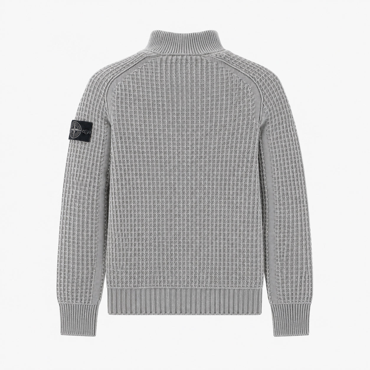 Stone Island Gebreid Vest Grijs | Recovered Cotton